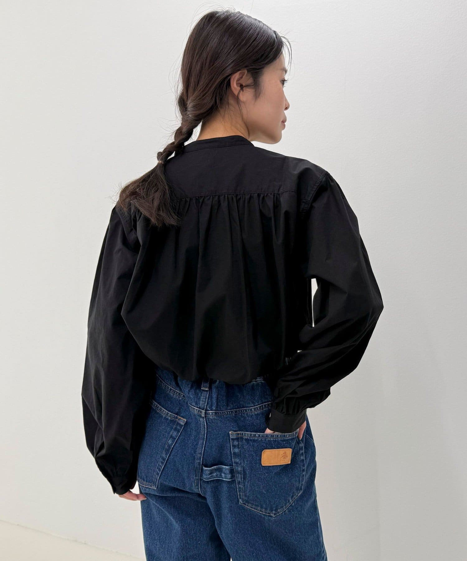 FREDY & GLOSTER(フレディ アンド グロスター) 【GEVACO/ゲバコ】バンドカラーロングスリーブシャツ