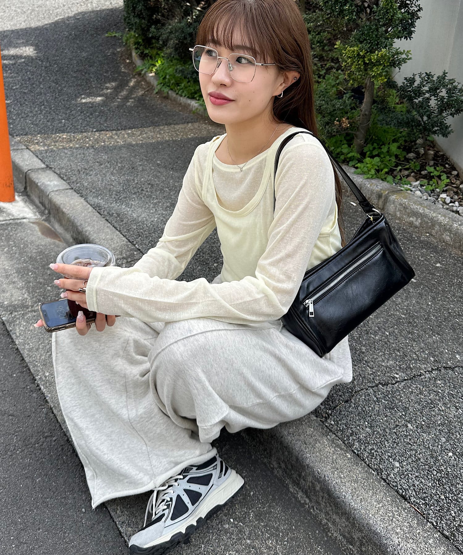 DISCOAT(ディスコート) 【＠rikaimnida_企画】《SET ITEM》シアーレイヤードトップス《WEB限定》