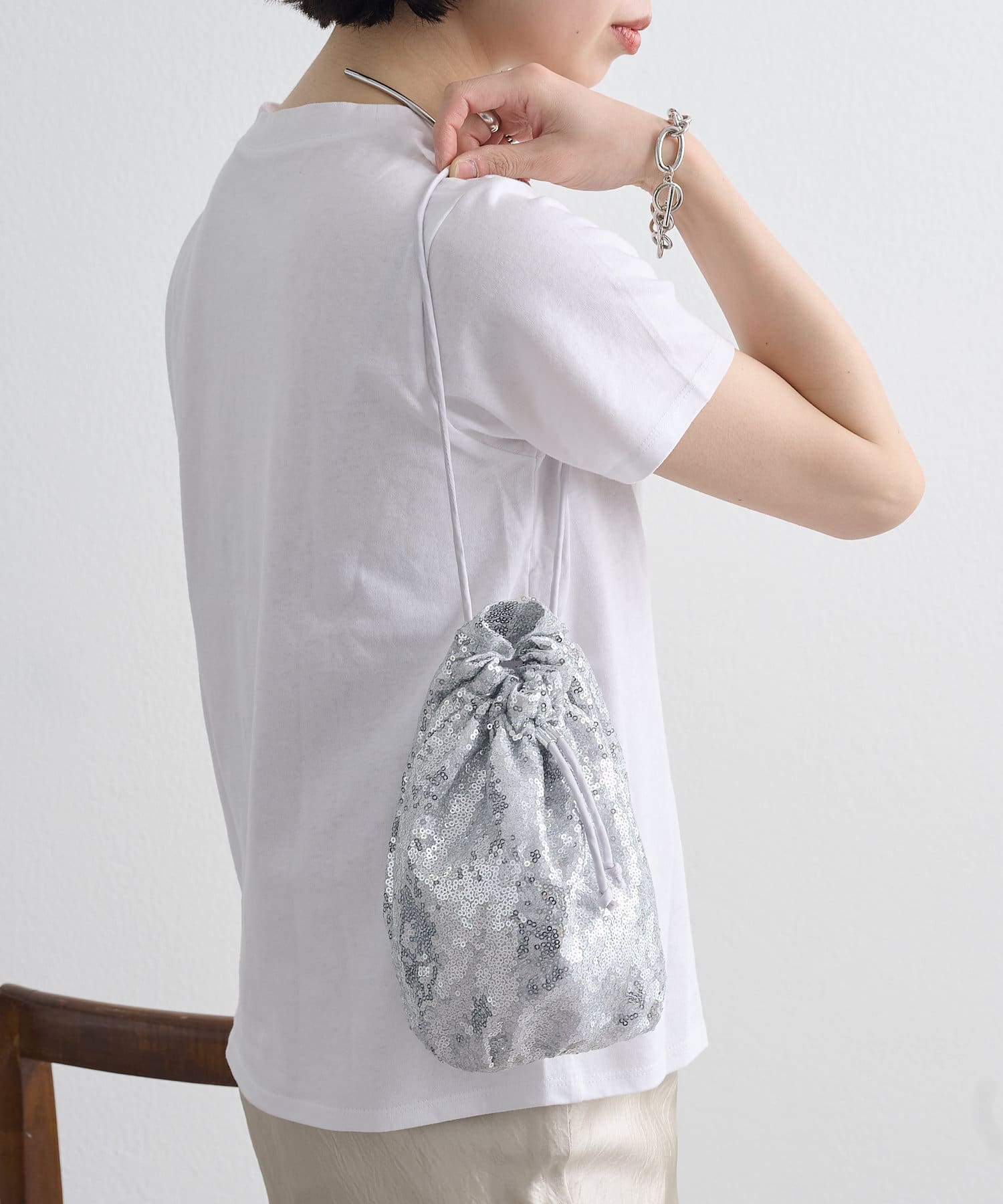 Omekashi(オメカシ) 【人気BAGに新デザインが登場！】ミニ巾着BAG