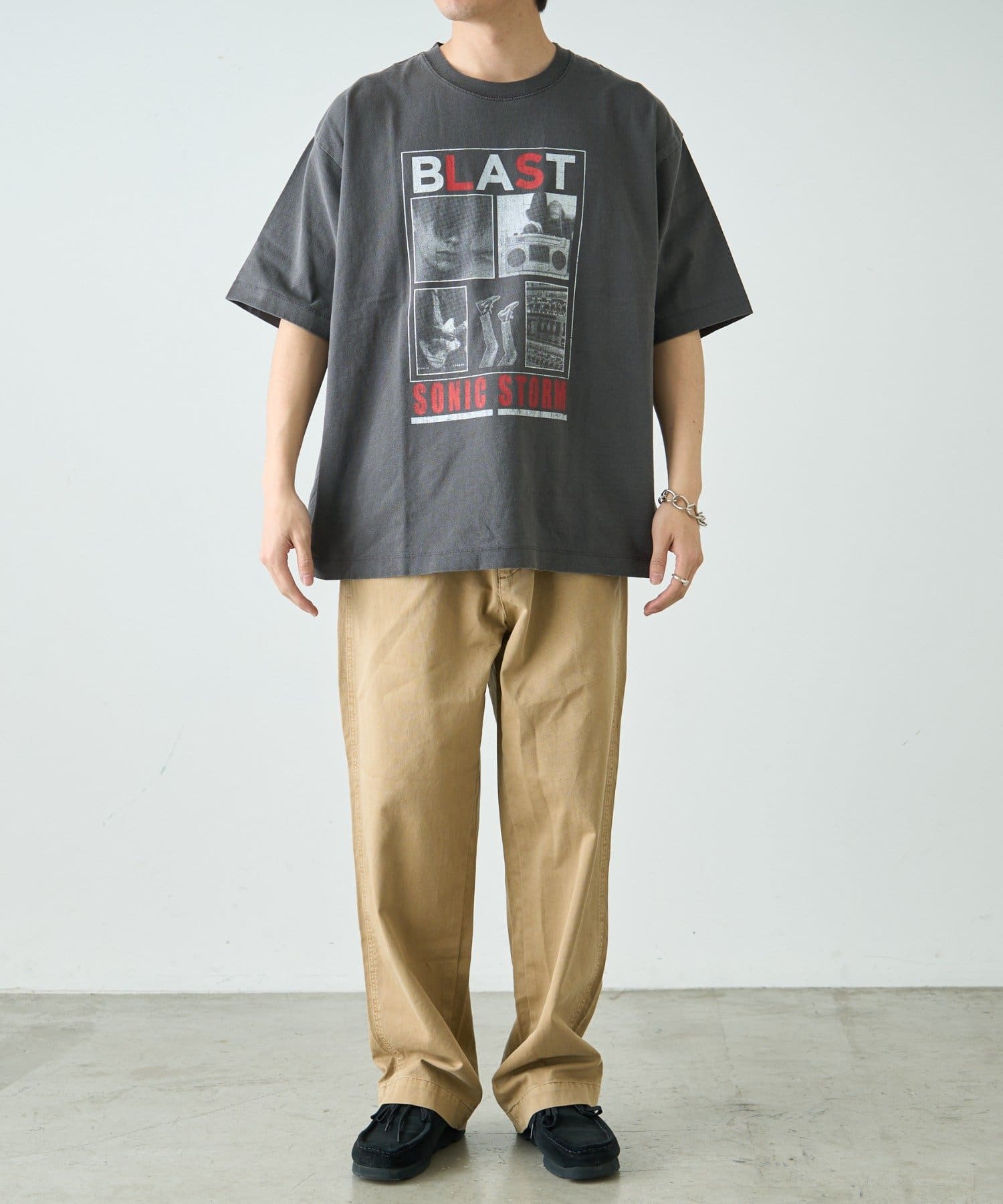 CIAOPANIC TYPY(チャオパニックティピー) 【ユニセックス】ヴィンテージフェードプリントツアーTee