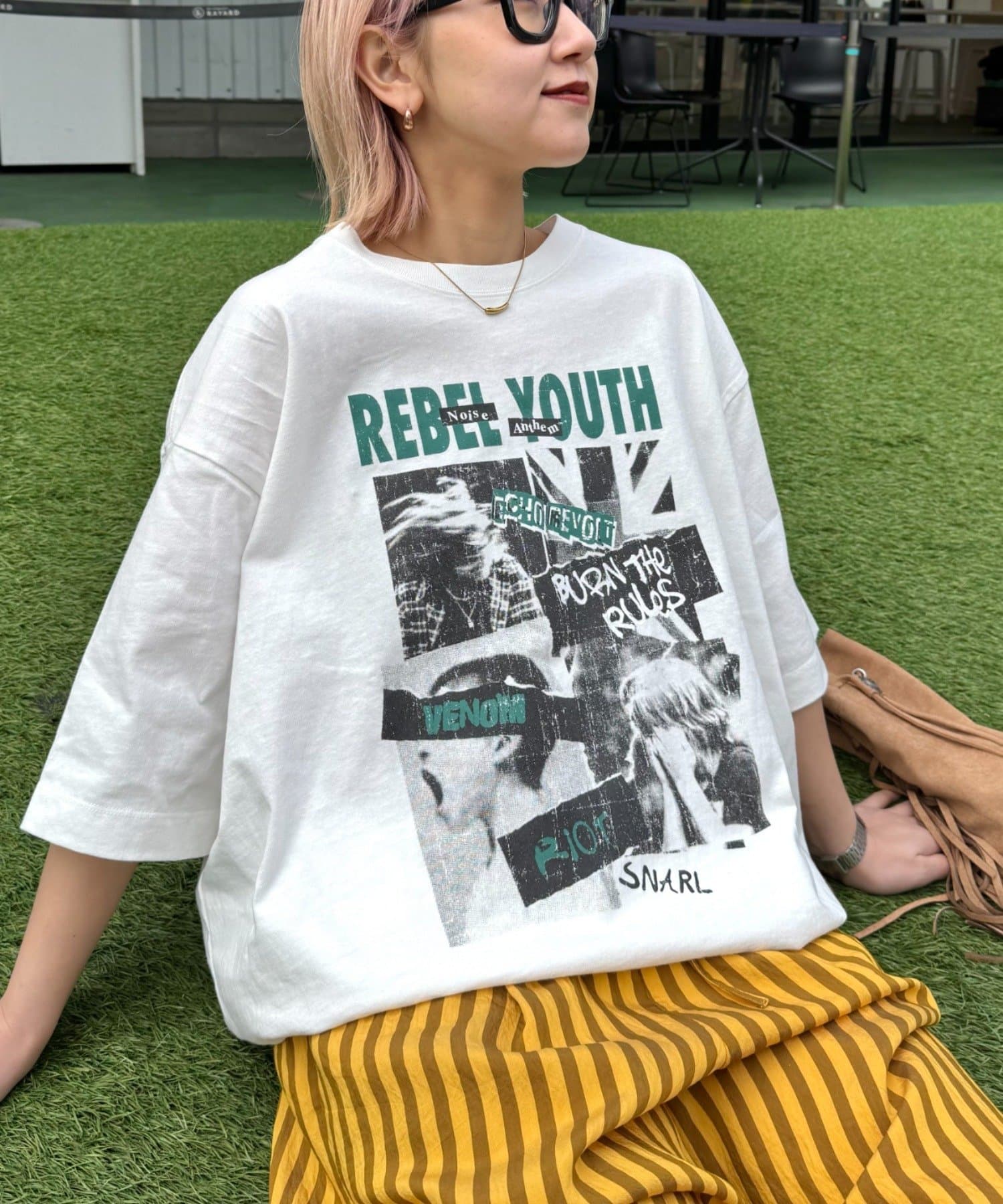 CIAOPANIC TYPY(チャオパニックティピー) 【ユニセックス】ヴィンテージフェードプリントツアーTee
