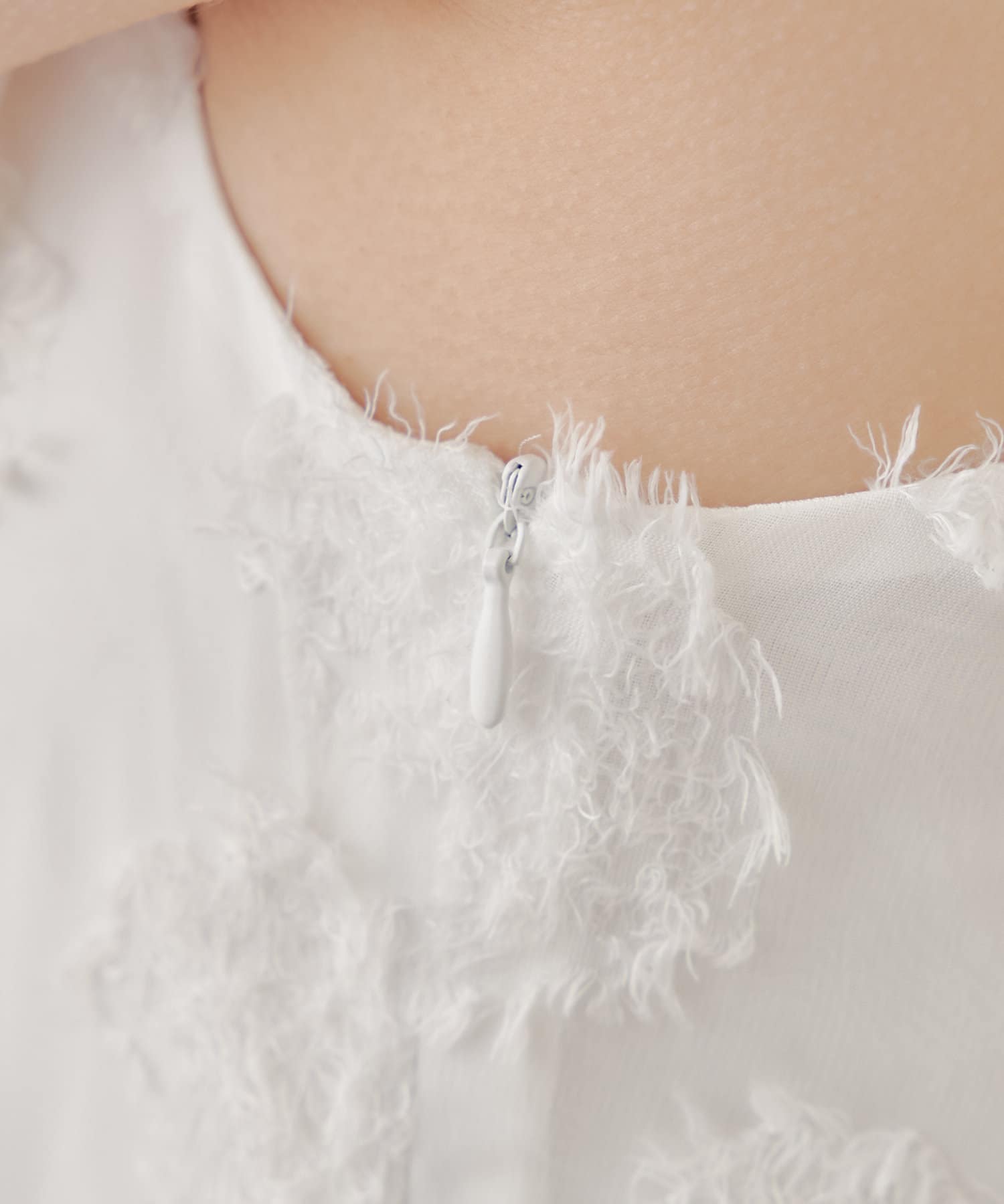 OUTLET(アウトレット) 【Chico】肩リボンレースコンビネゾン