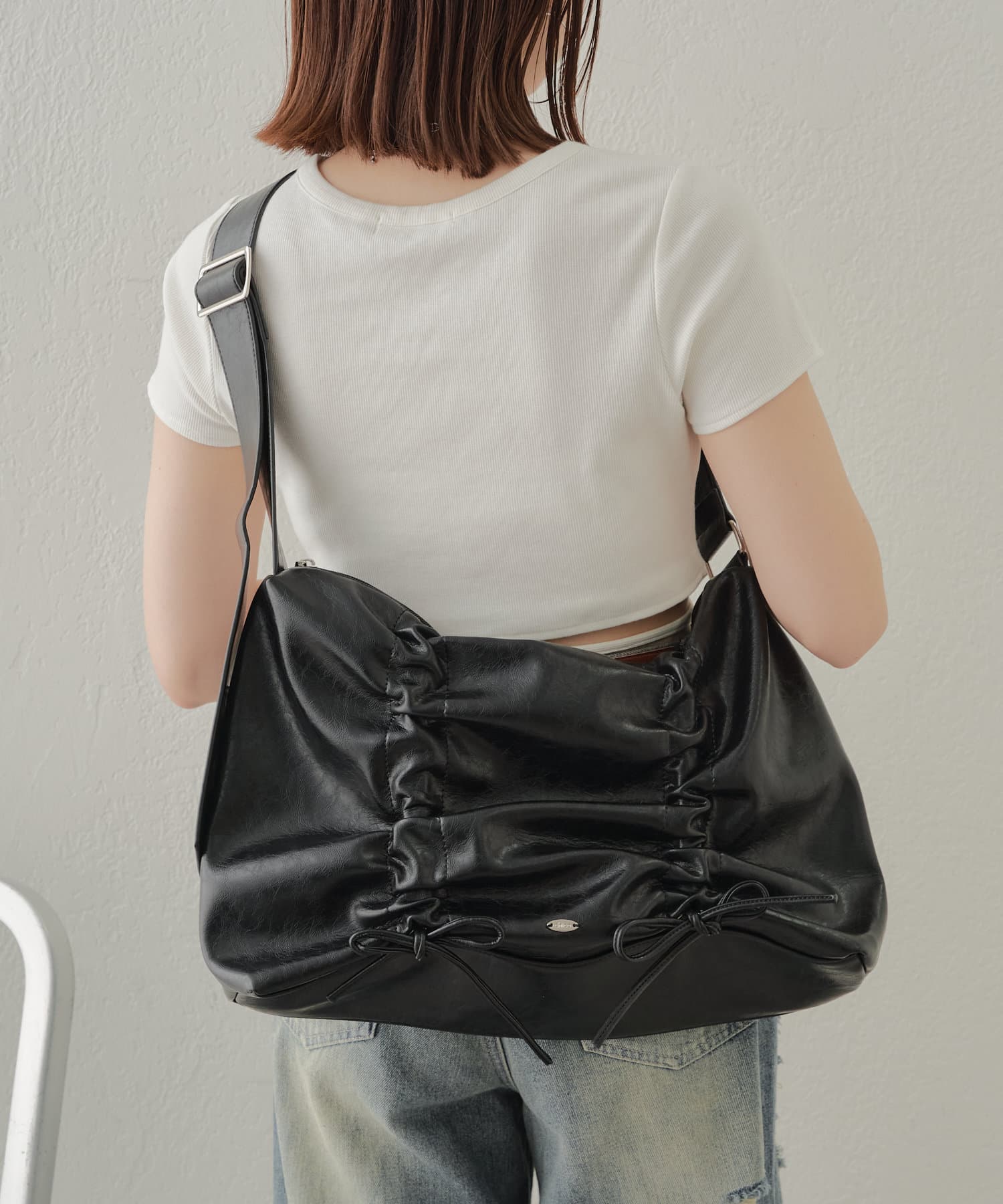 Chico】ドロストデザインBIGショルダーバッグ | OUTLET
