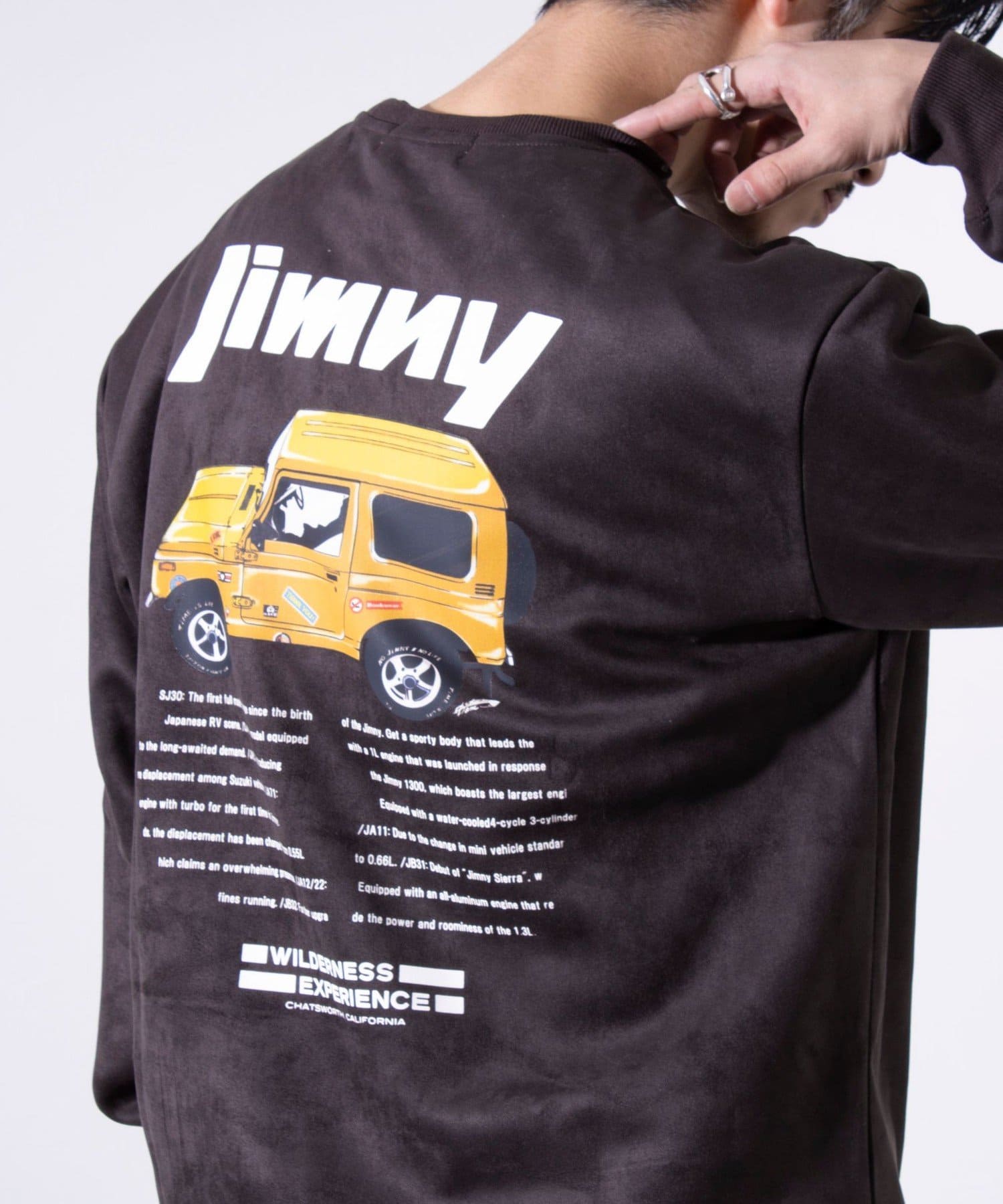 FREDY & GLOSTER(フレディ アンド グロスター) レディース 【WILDERNESS EXPERIENCE×JIMNY】別注 フェイクスエード チャコールグレー