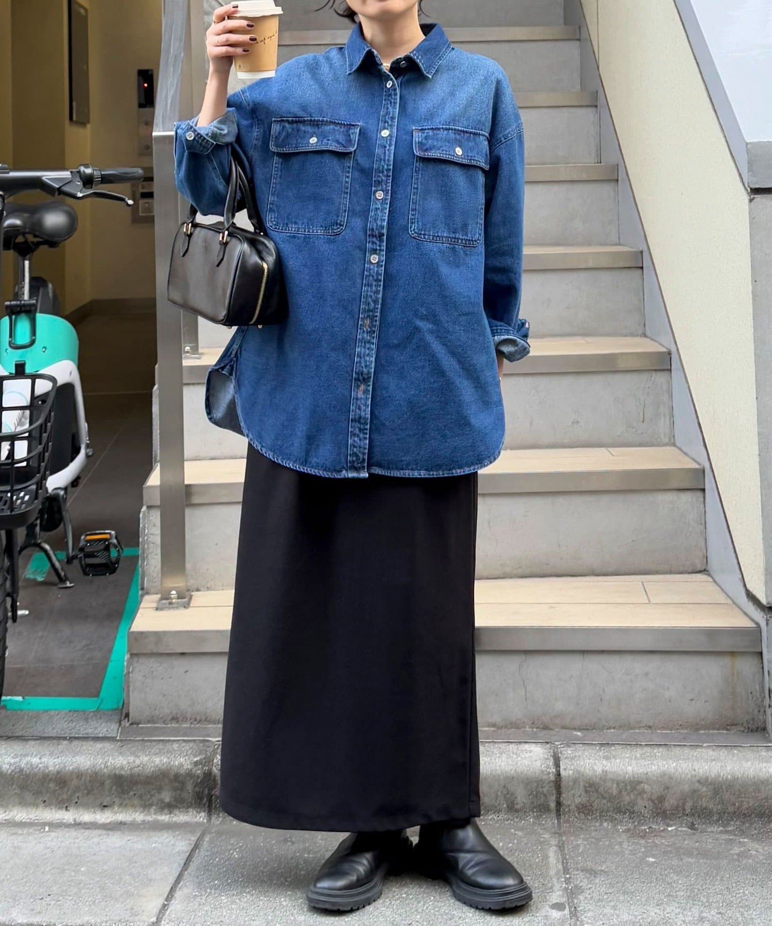 デニムオーバーシャツジャケット | FREDY & GLOSTER(フレディ アンド