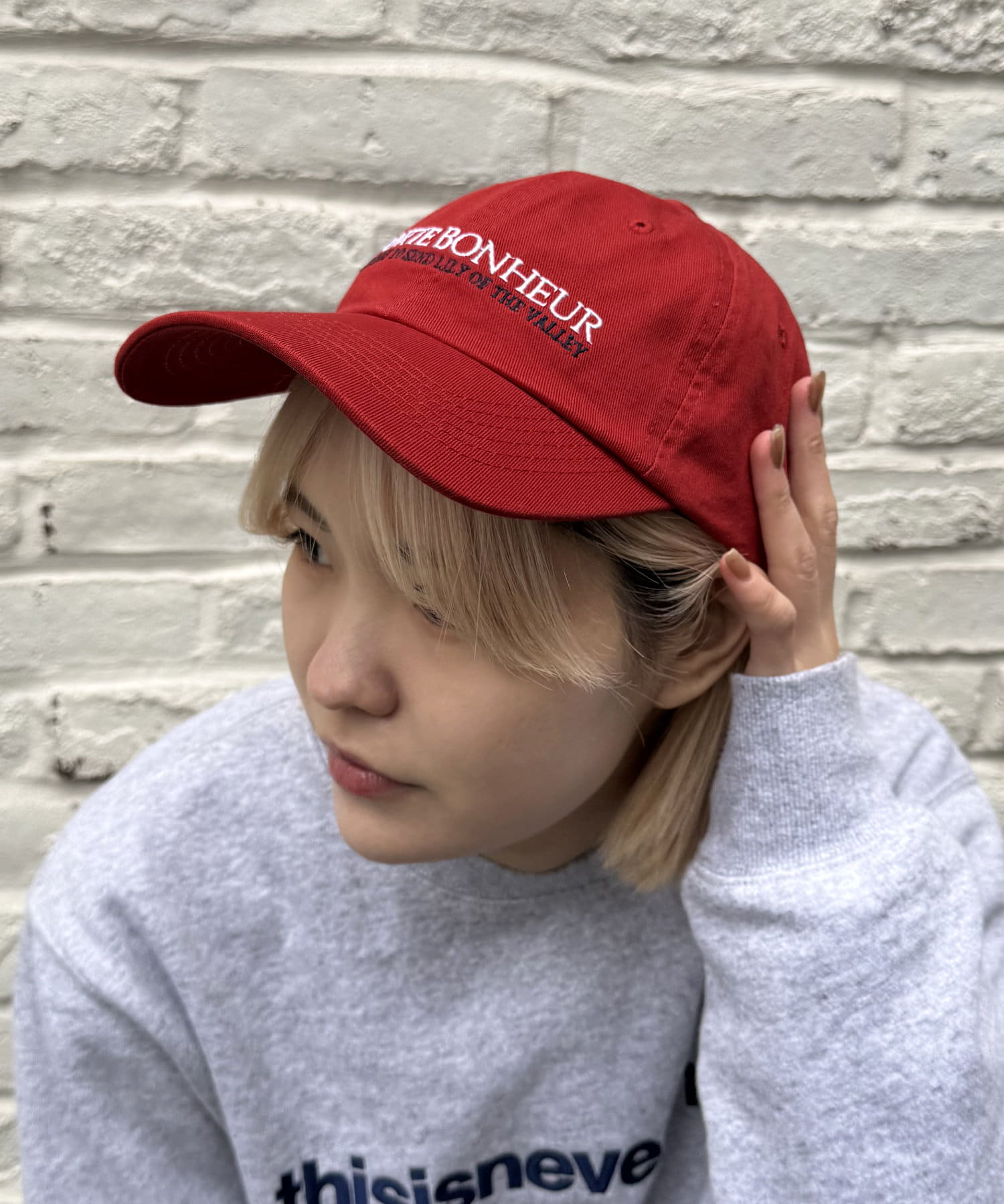 Lattice(ラティス) レディース ロゴキャップ レッド