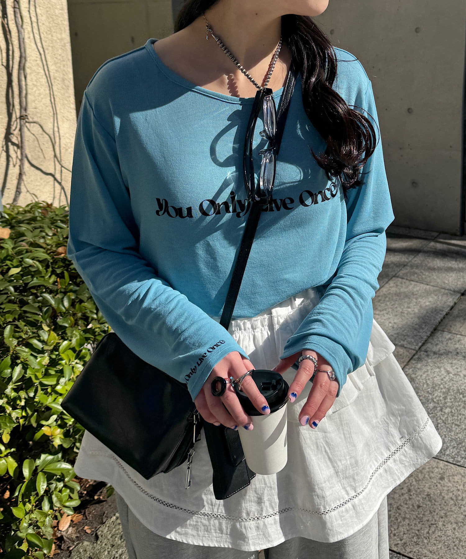 高評価アイテム yamada企画/WEB限定】シアープリントロンTEE | Kastane(カスタネ トップス