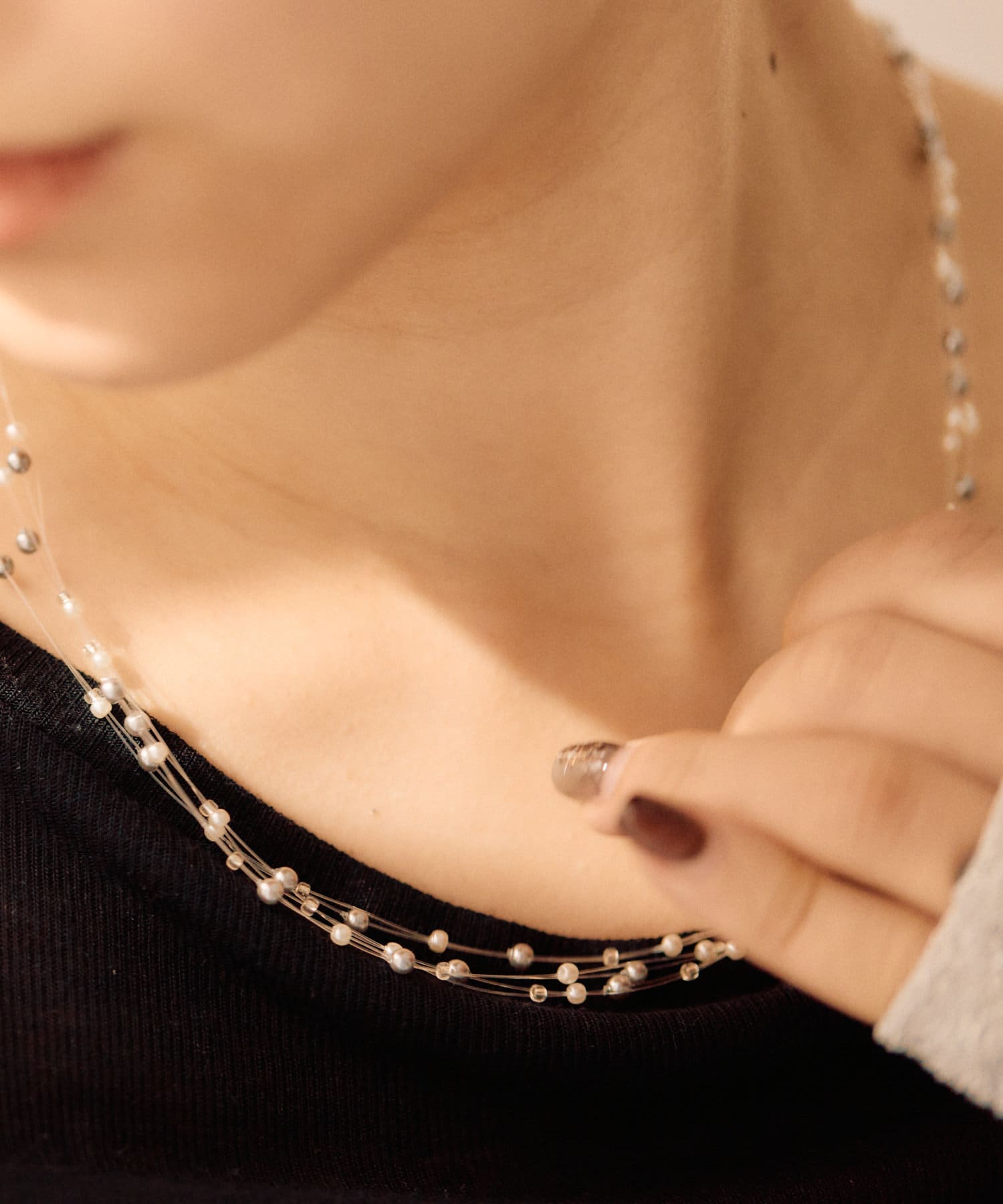 ear PAPILLONNER(イア パピヨネ) プラネットパールネックレス