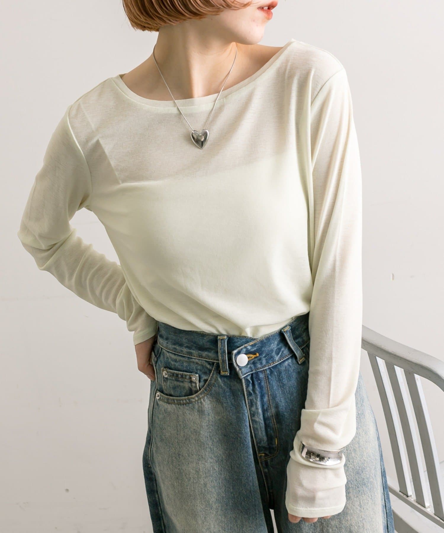 mystic】シアーロングTシャツ | OUTLET(アウトレット)レディース
