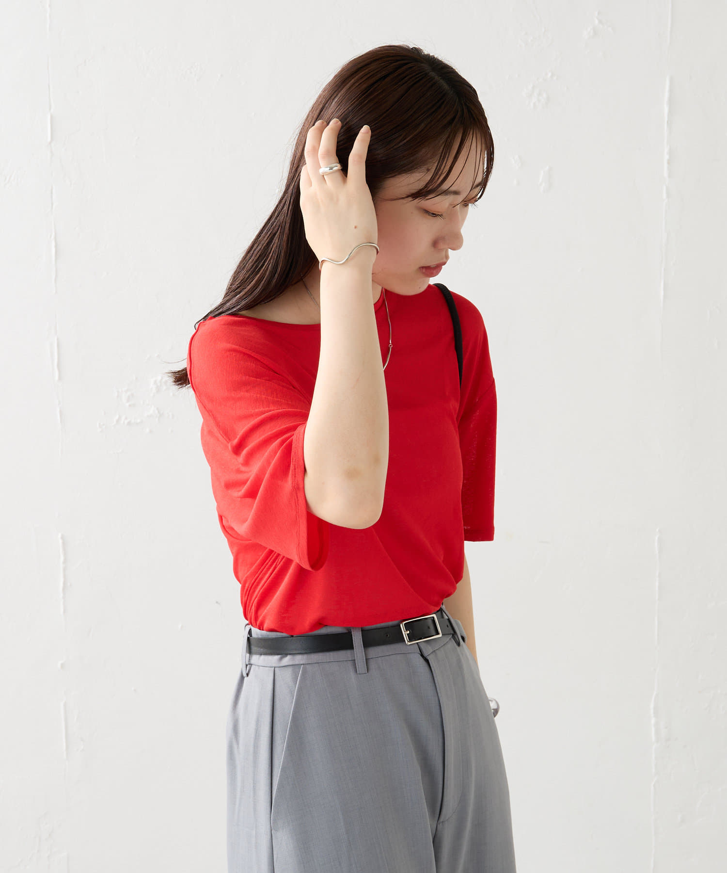 mystic】半袖シアーTシャツ | OUTLET(アウトレット)レディース mystic】半袖シアーTシャツ | OUTLET(アウトレット)レディース