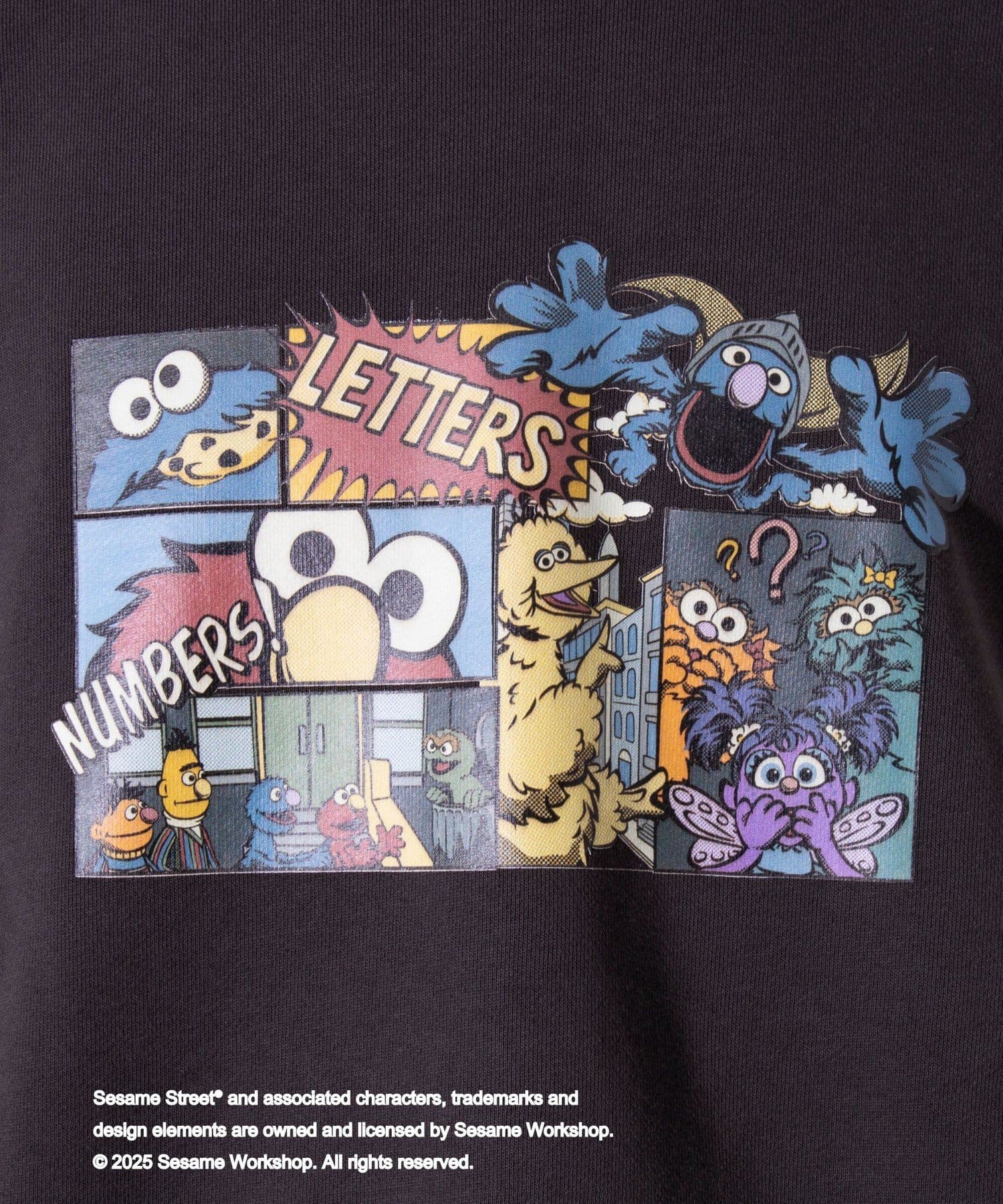 FREDY & GLOSTER(フレディ アンド グロスター) 【セサミストリート】meets【GLOSTER】クルーネック プリントスウェット