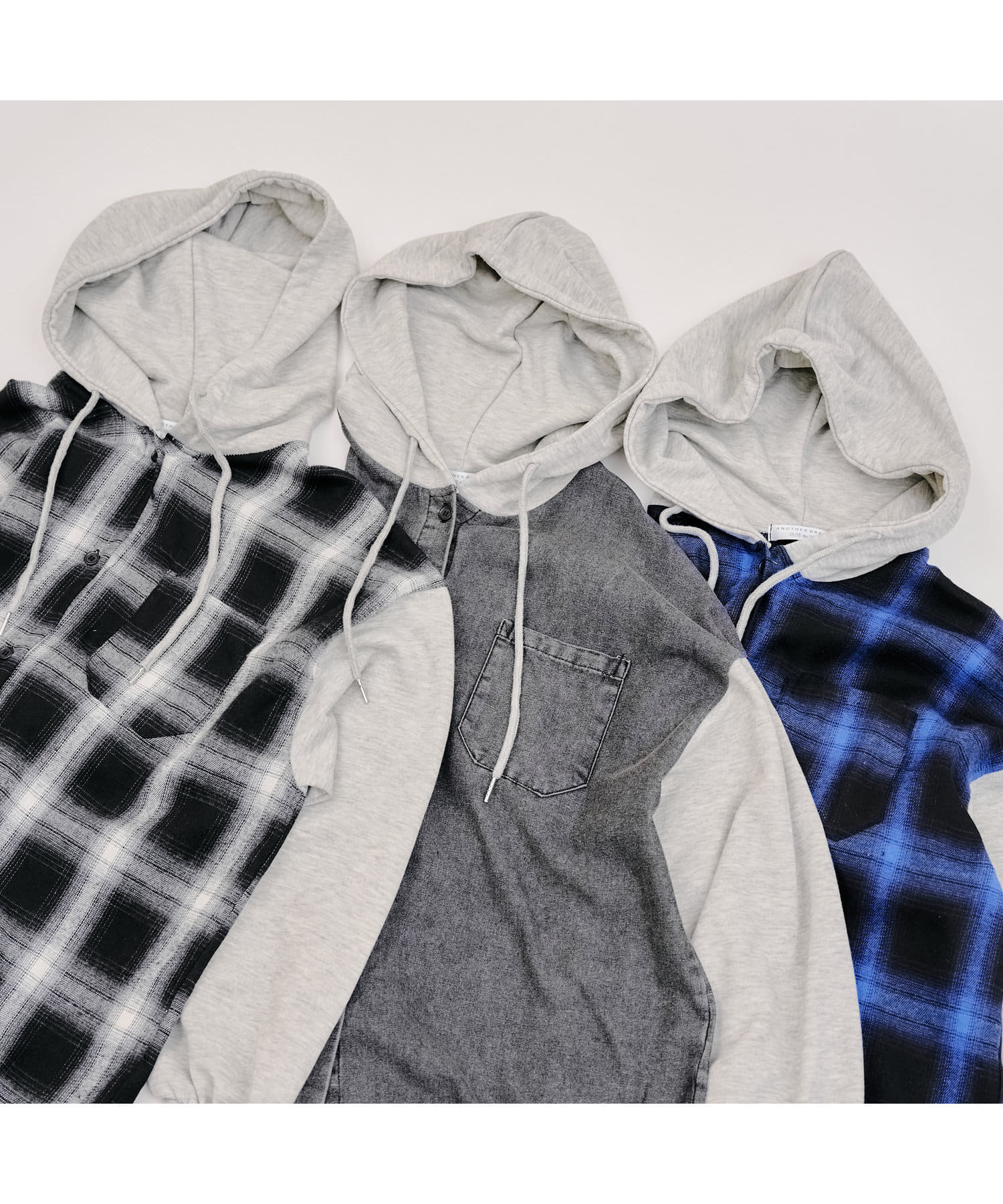NICE CLAUP / OLIVE des OLIVE OUTLET(ナイスクラップ  / オリーブ デ オリーブ アウトレット) ドッキングシャツパーカー