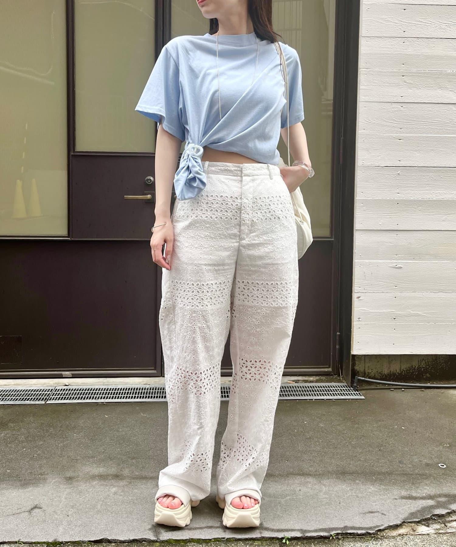 OUTLET(アウトレット) 【mystic】レースパンツ