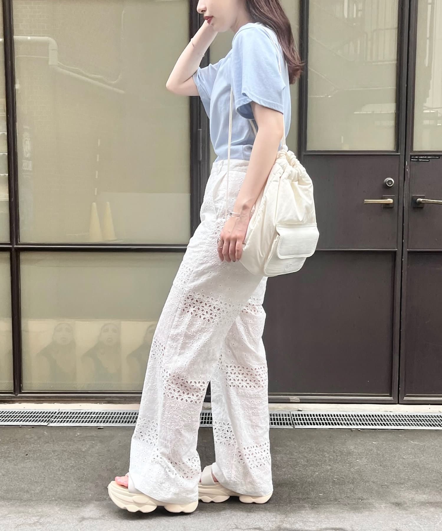 OUTLET(アウトレット) 【mystic】レースパンツ