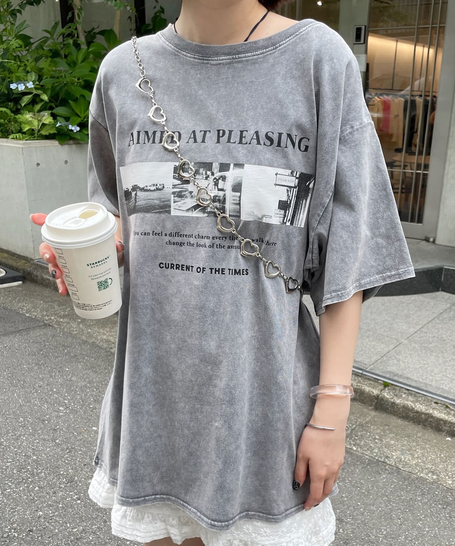 OUTLET(アウトレット) 【mystic】PHOTO Tシャツ