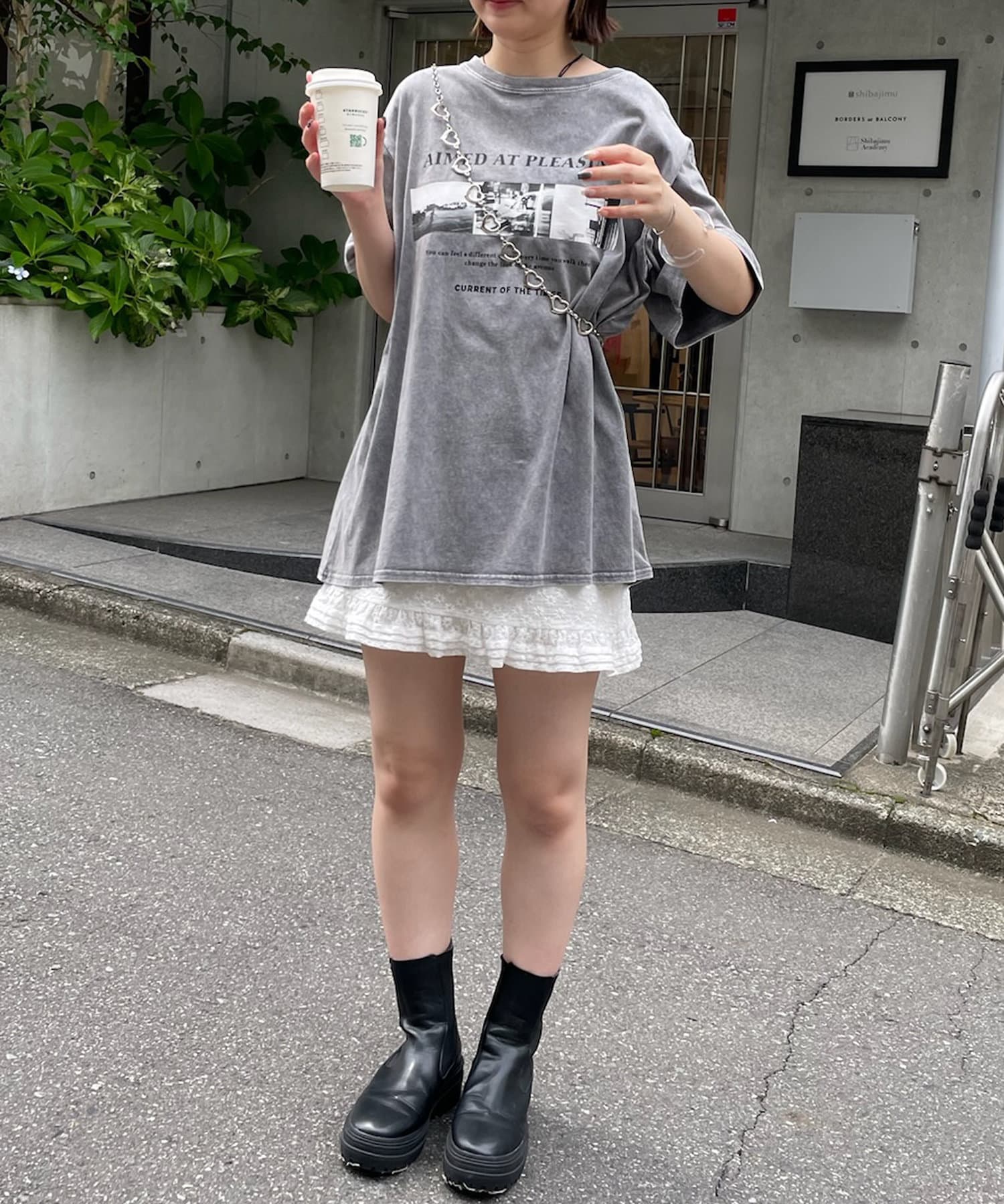 OUTLET(アウトレット) 【mystic】PHOTO Tシャツ