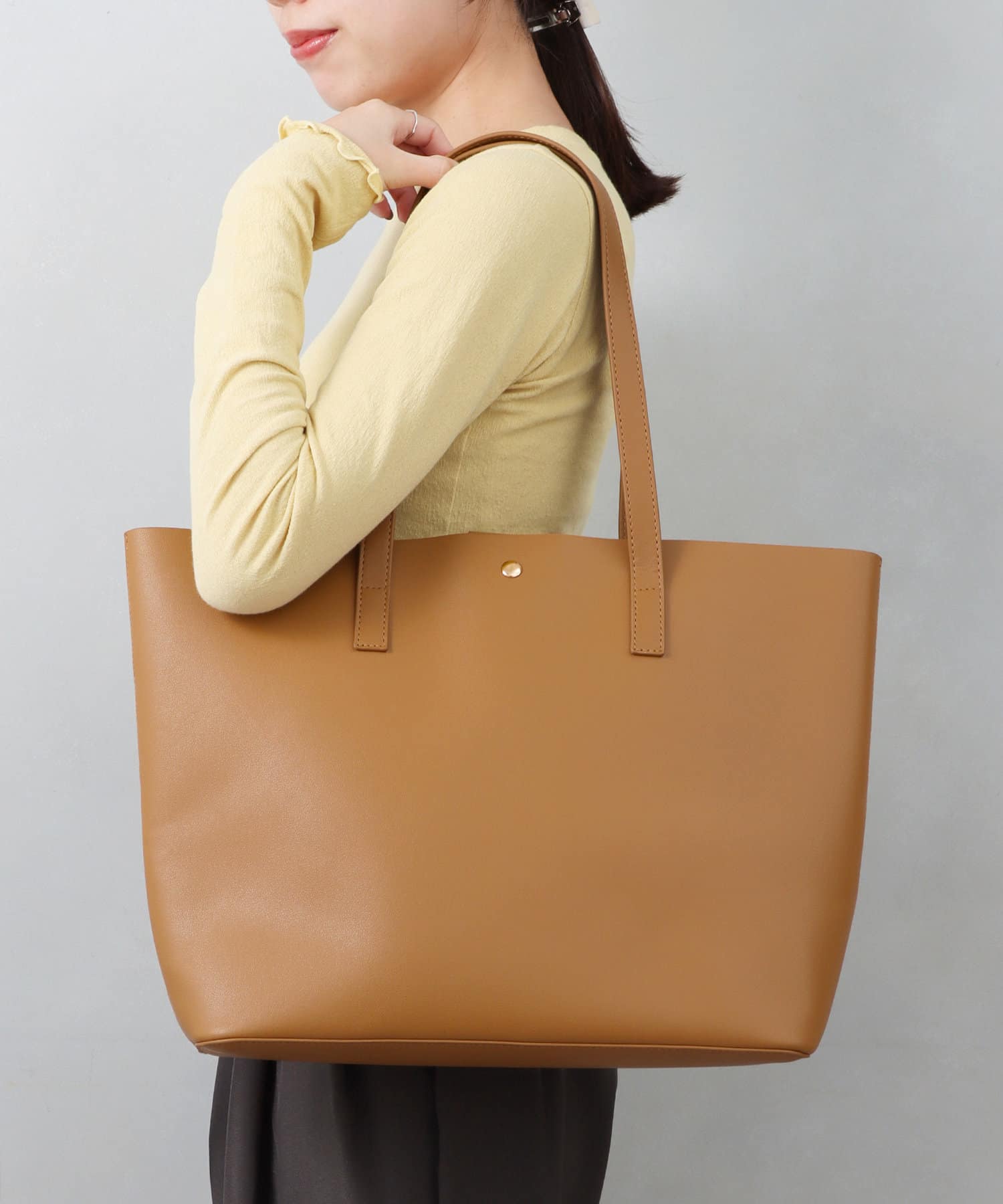 quaranciel トートバッグ quaranciel: ベルトデザイン 2way