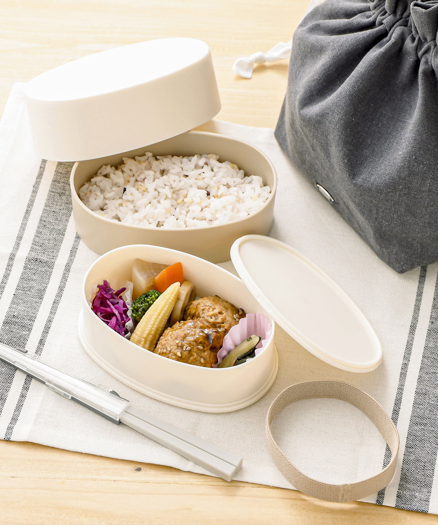 弁当箱25個 Kakusee 曲げわっぱ風弁当箱 「コンパクト便」/ 弁当箱 ランチ