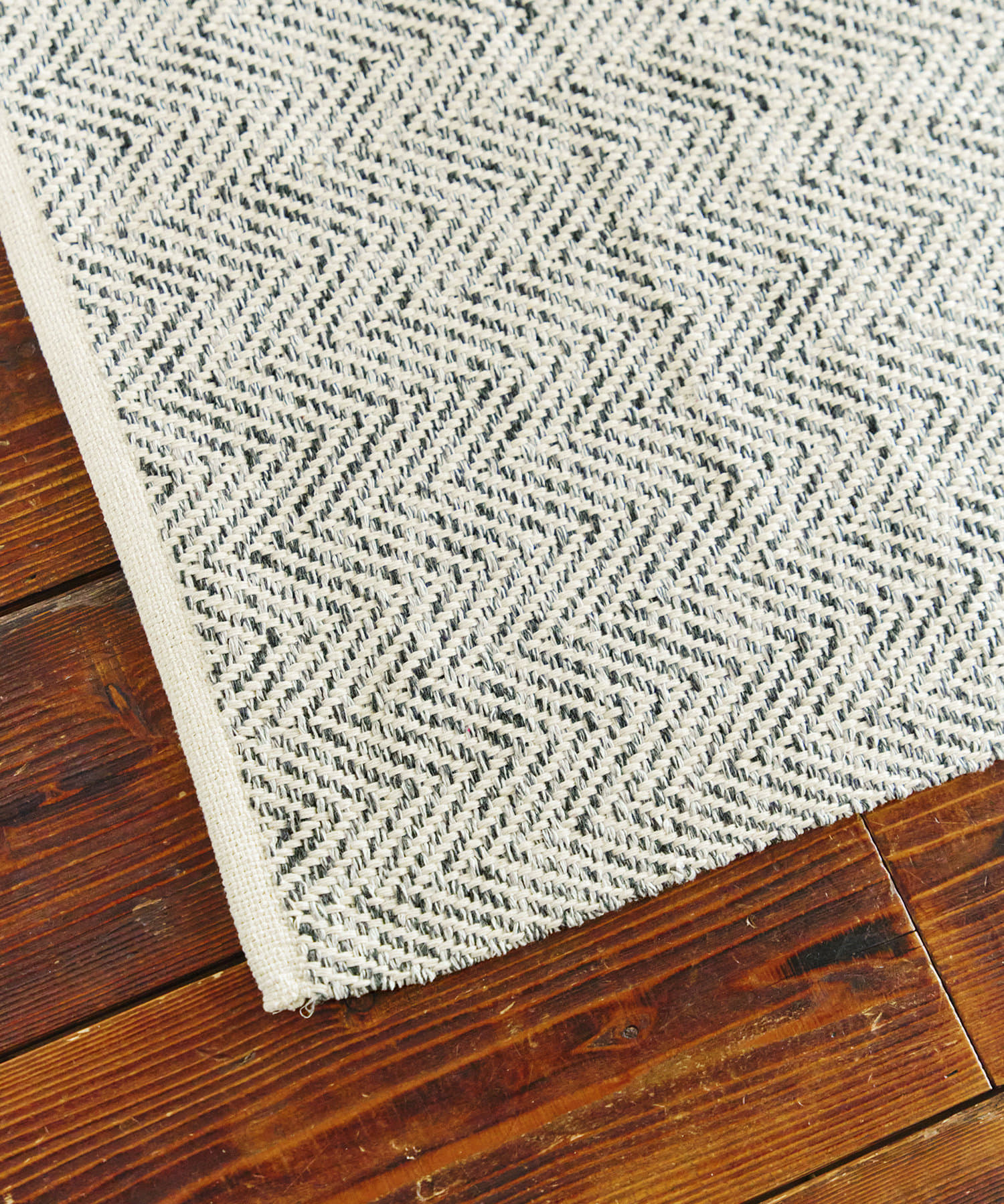 salut!(サリュ) ヘリンボーンラグマット：60×90cm／フレンチモロッコ
