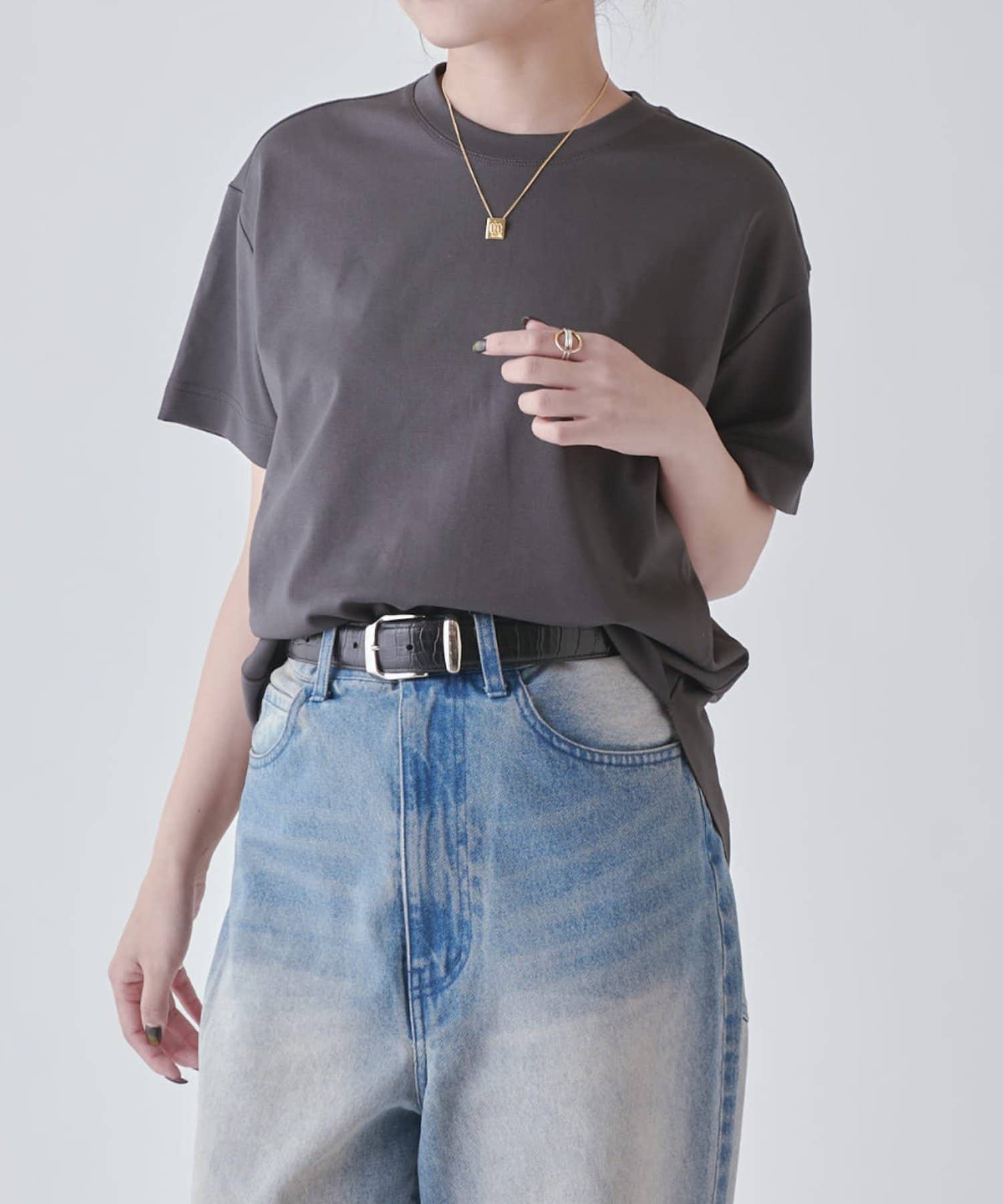 Lui's(ルイス) 裾切替プルオーバー