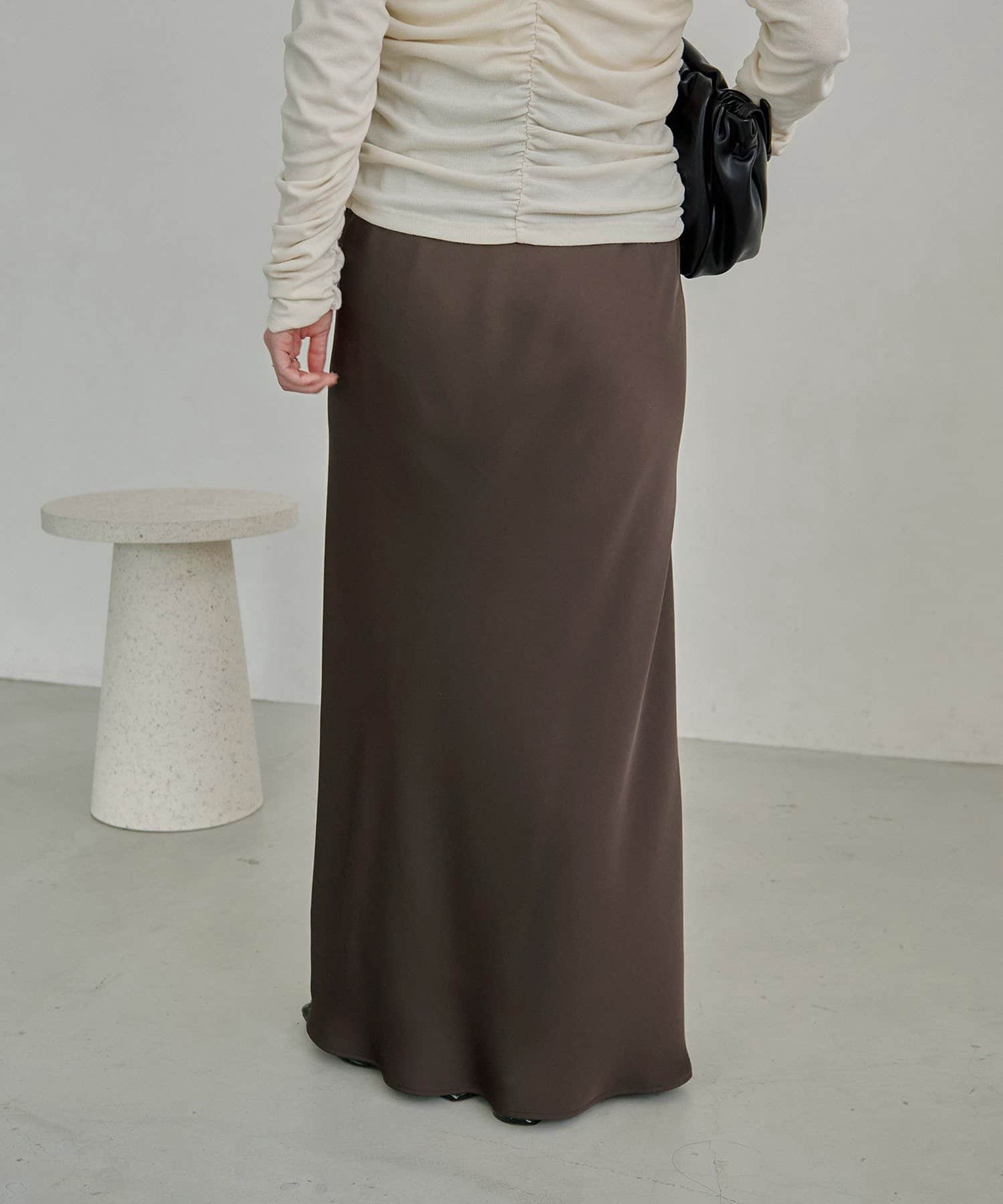 CAPRICIEUX LE'MAGE(カプリシュレマージュ) 【新色/ブラウン】バイアススカート