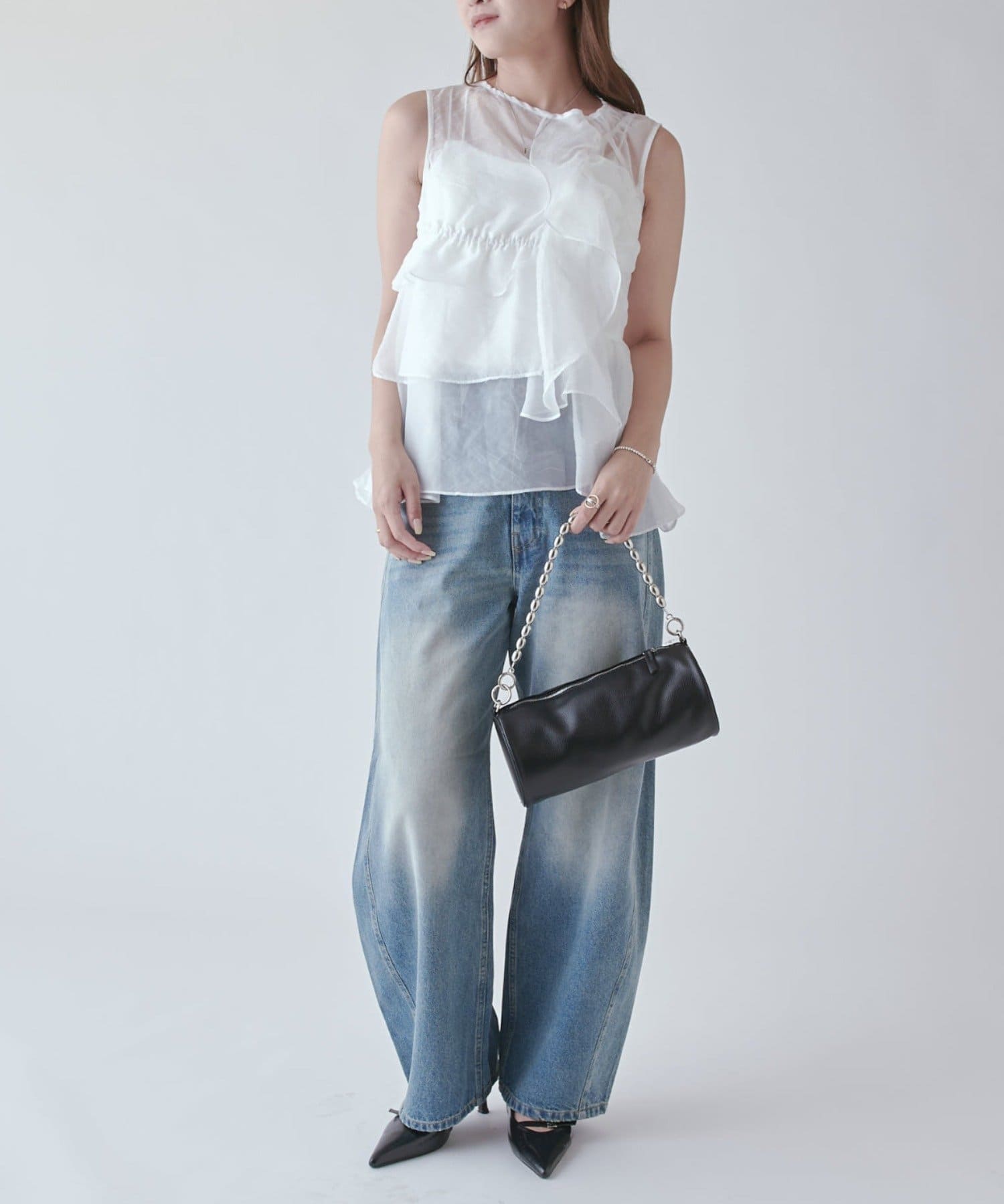 Lui's(ルイス) マルチWAYオーバルビーズBag