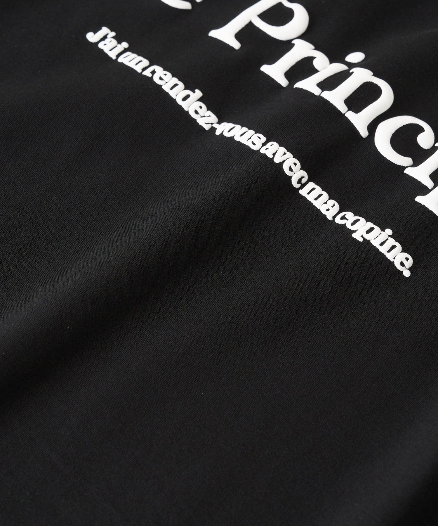 un dix cors(アンディコール) 《綿100％・洗練された雰囲気》シルケットボックス発砲プリントTシャツ