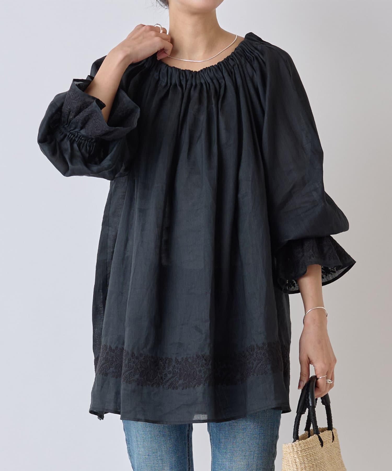 送料無料 通販 激安 ラミー刺繍チュニック | BEARDSLEY(ビアズリー)レディース | PAL チュニック