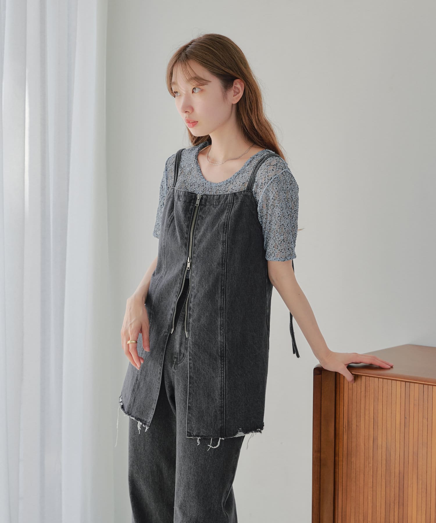 Kastane デニムビスチェチュニック Kastane】デニムビスチェチュニック | OUTLET(アウトレット