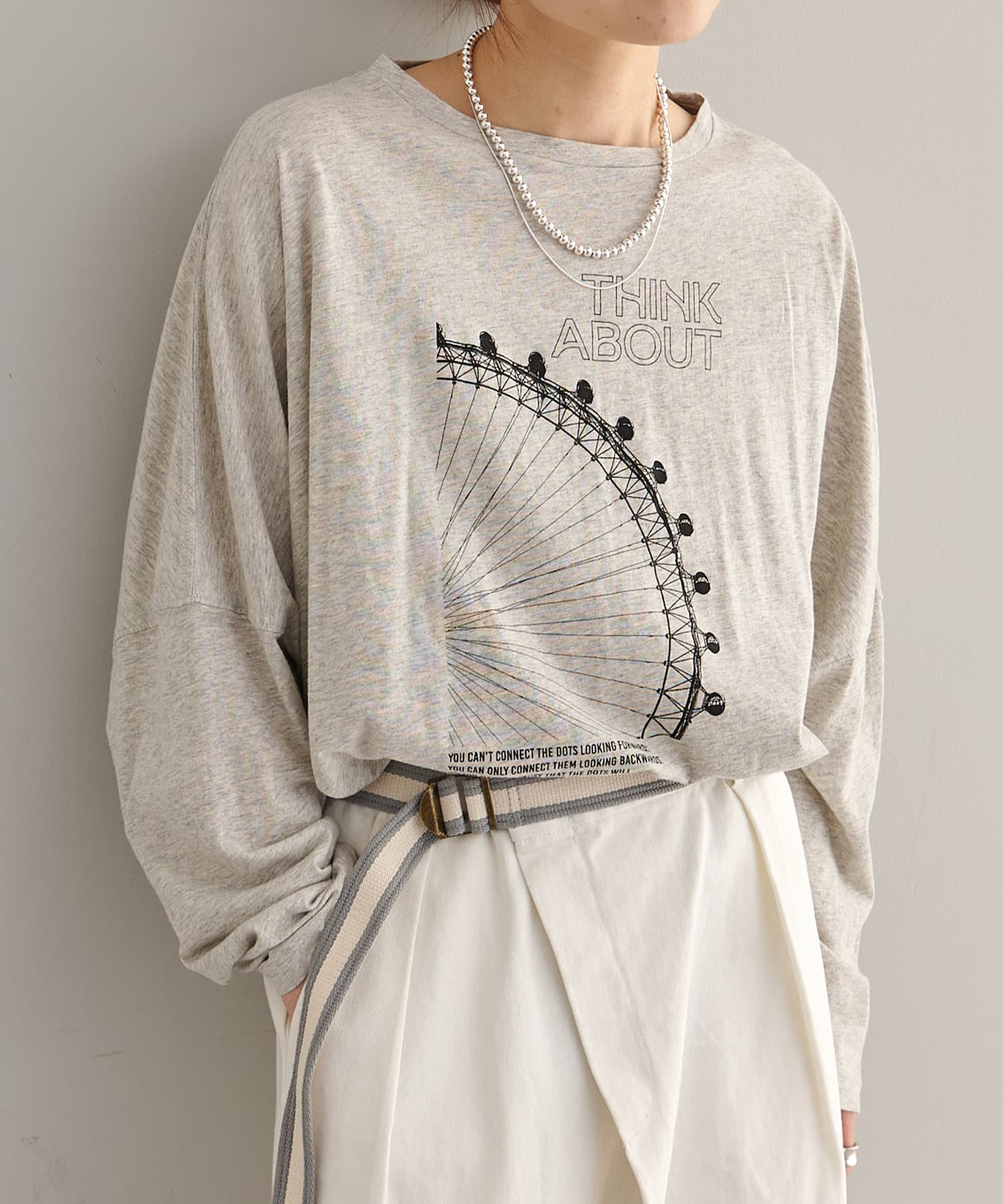 公式完売品⭐︎pual ce cin フォトプリントビッグシルエットカットソー フォトプリントビッグシルエットカットソー（Tシャツ/カットソー