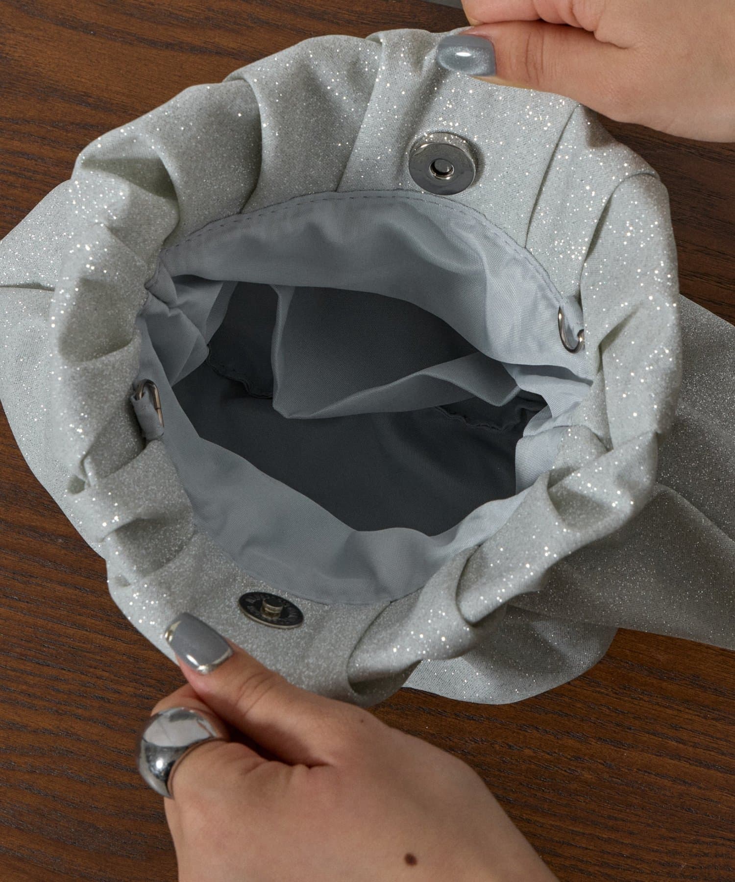 -goocy-(グーシー) グリッターギャザーバッグ