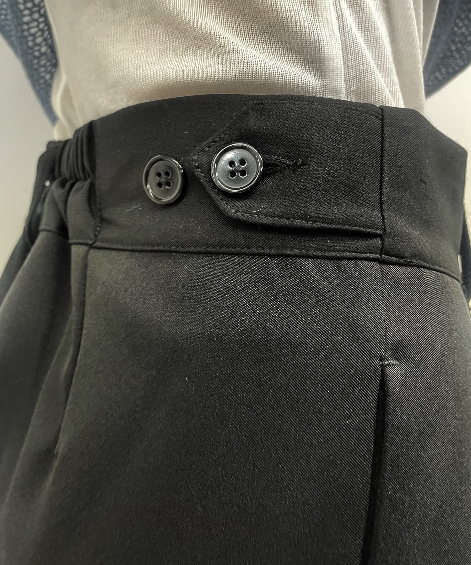 -goocy-(グーシー) 【ウエスト調節可能】美シルエットワイドパンツ