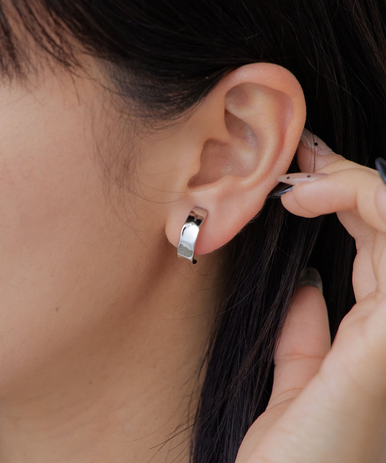 -goocy-(グーシー) シンプルフープイヤリング