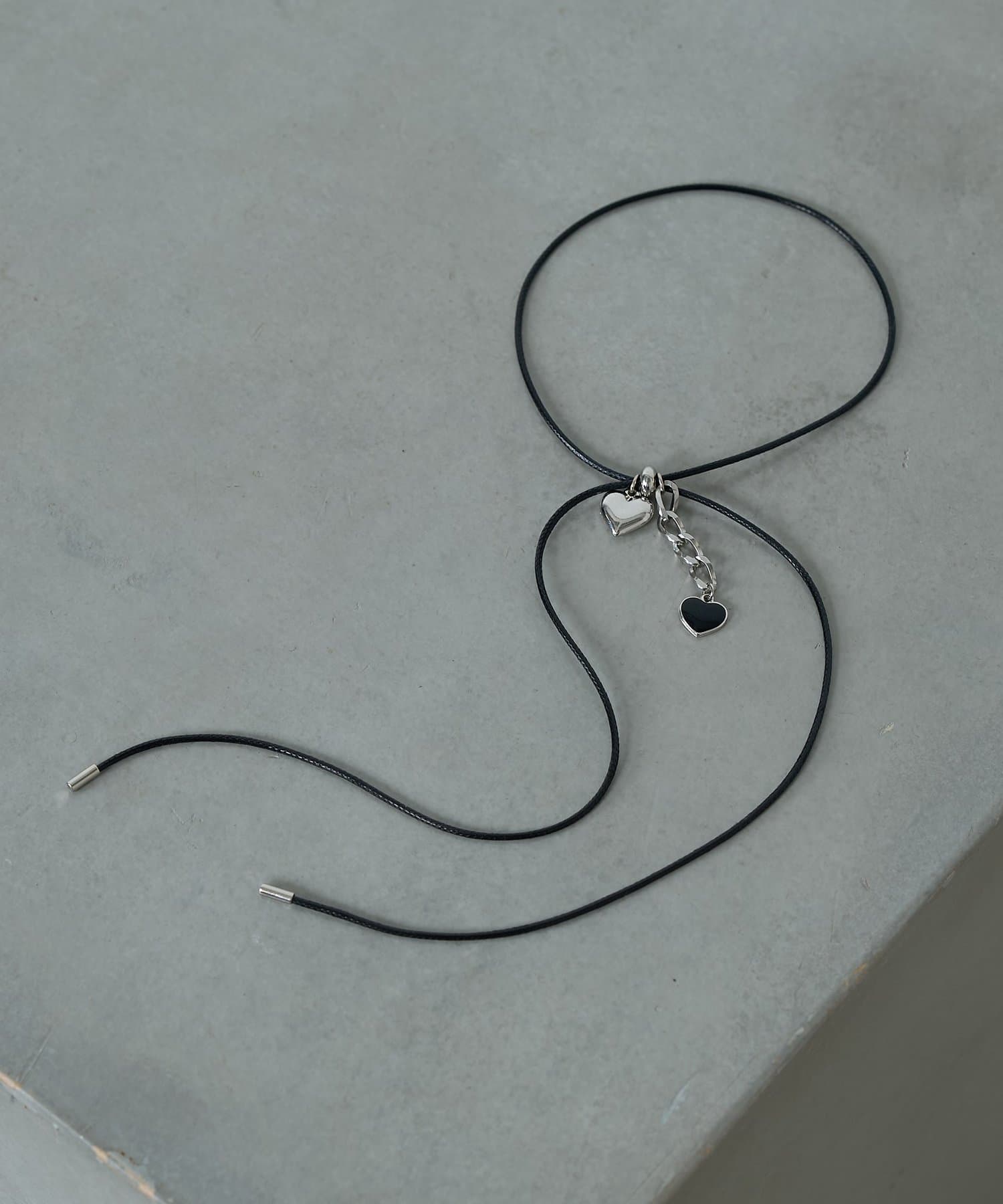 -goocy-(グーシー) スライダーハートコードネックレス