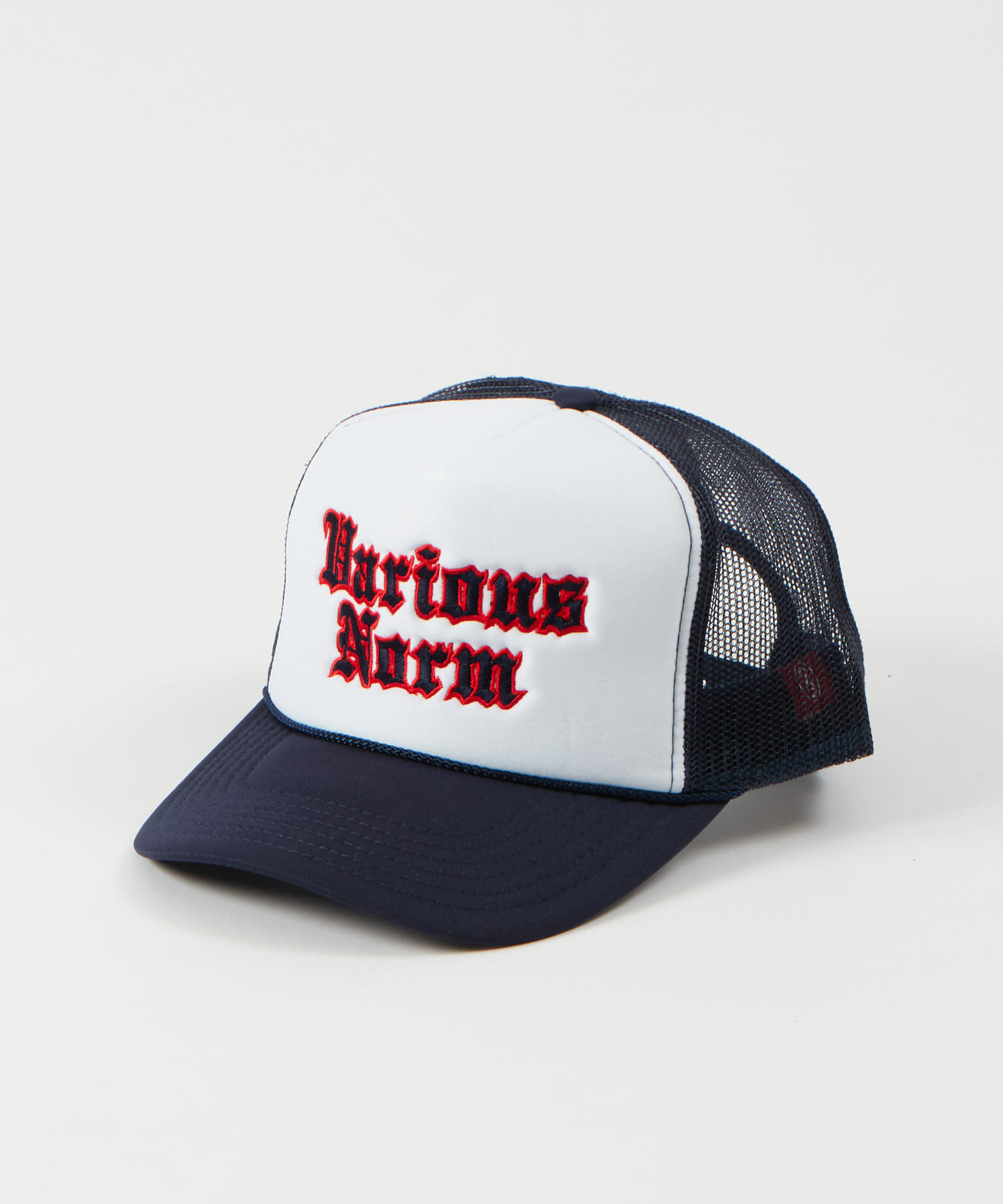 WHO’S WHO gallery(フーズフーギャラリー) VARIOUS NORM ロゴ刺繍メッシュCAP / OTTO(オットー)