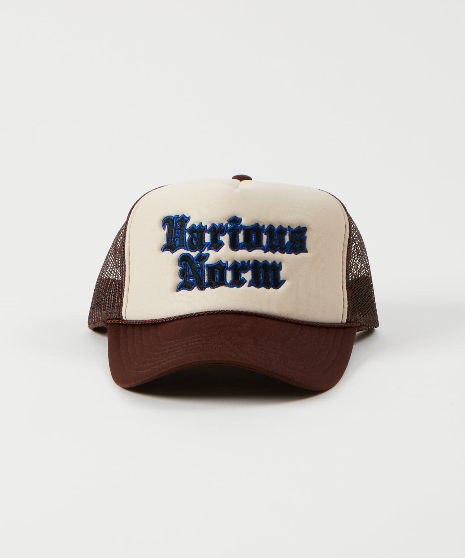 WHO’S WHO gallery(フーズフーギャラリー) VARIOUS NORM ロゴ刺繍メッシュCAP / OTTO(オットー)