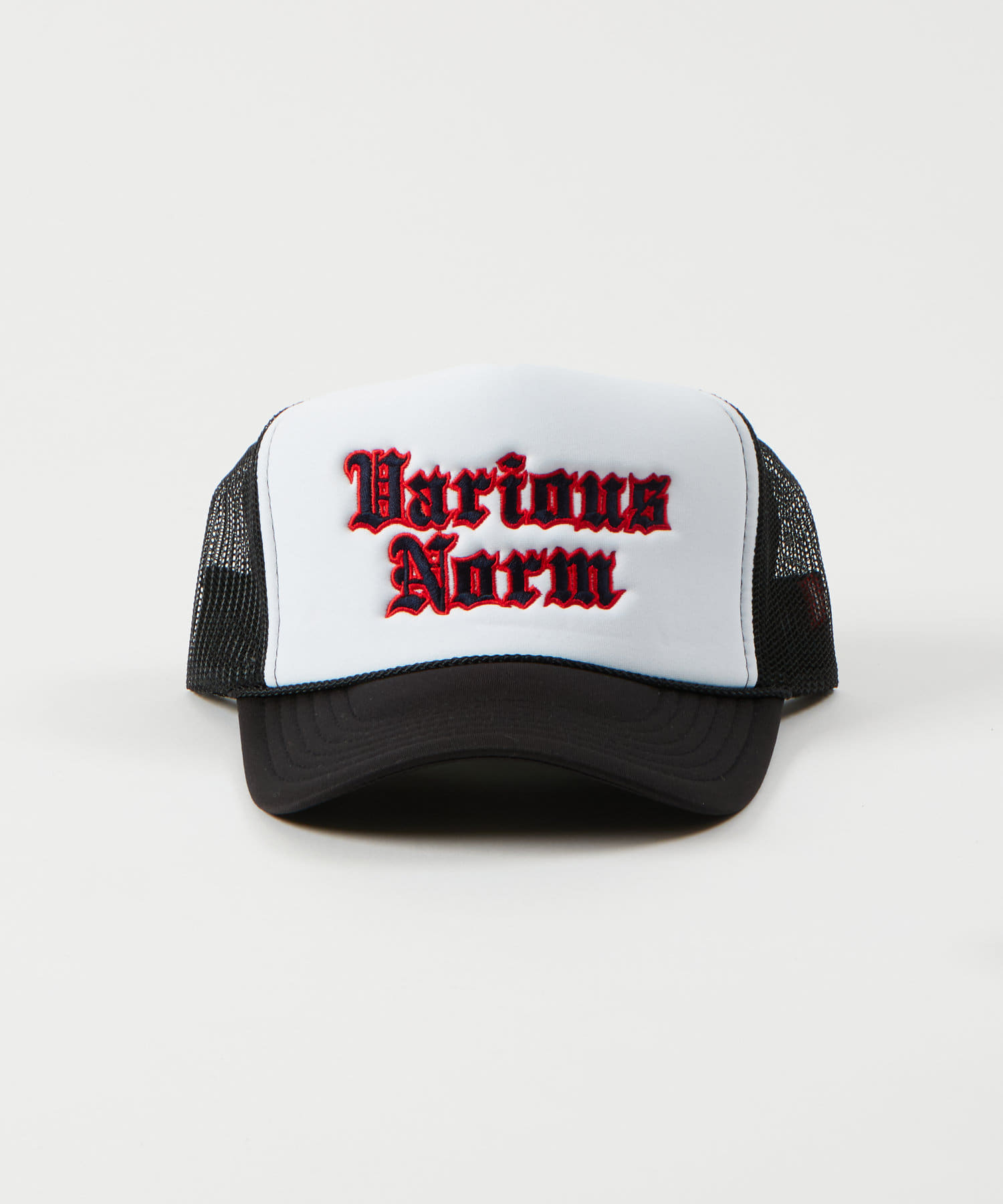 WHO’S WHO gallery(フーズフーギャラリー) VARIOUS NORM ロゴ刺繍メッシュCAP / OTTO(オットー)