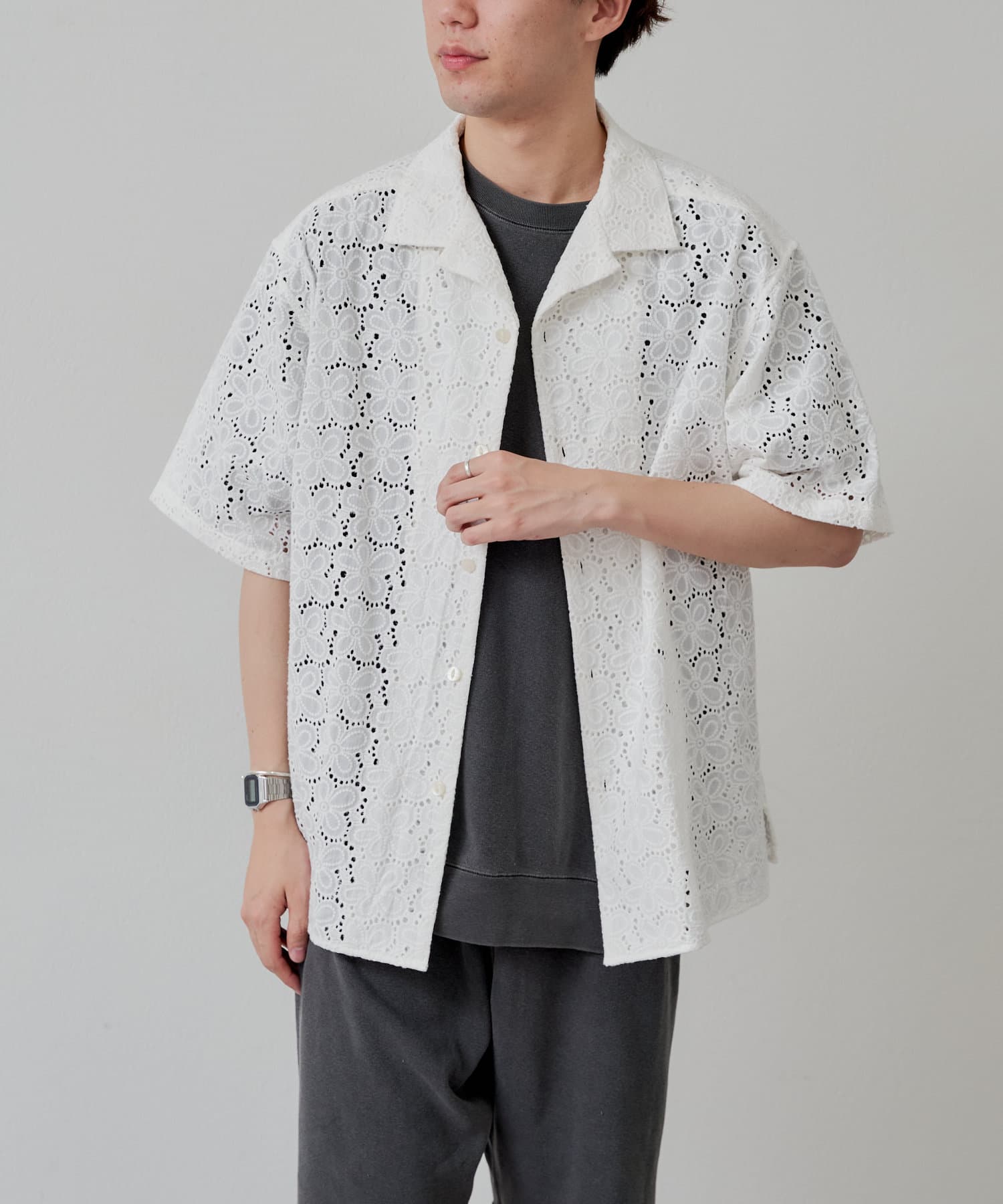 OUTLET(アウトレット) 【Kastane】【WHIMSIC】リバーシブルパイルTシャツ