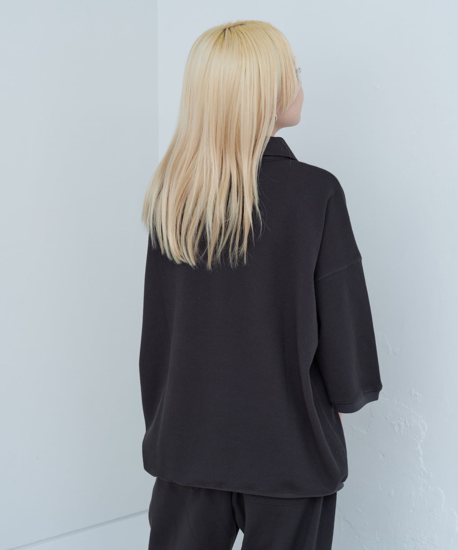 OUTLET(アウトレット) 【Kastane】【WHIMSIC】サーマルハーフジップポロシャツ