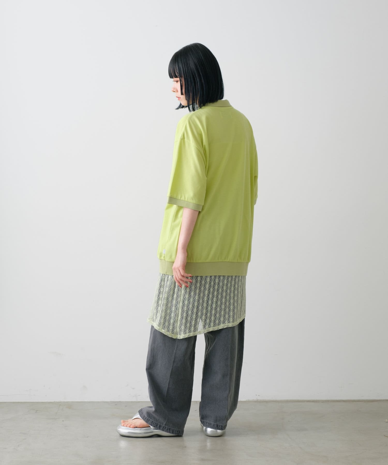 OUTLET(アウトレット) 【Kastane】【WHISMIC】モスステッチポロシャツ