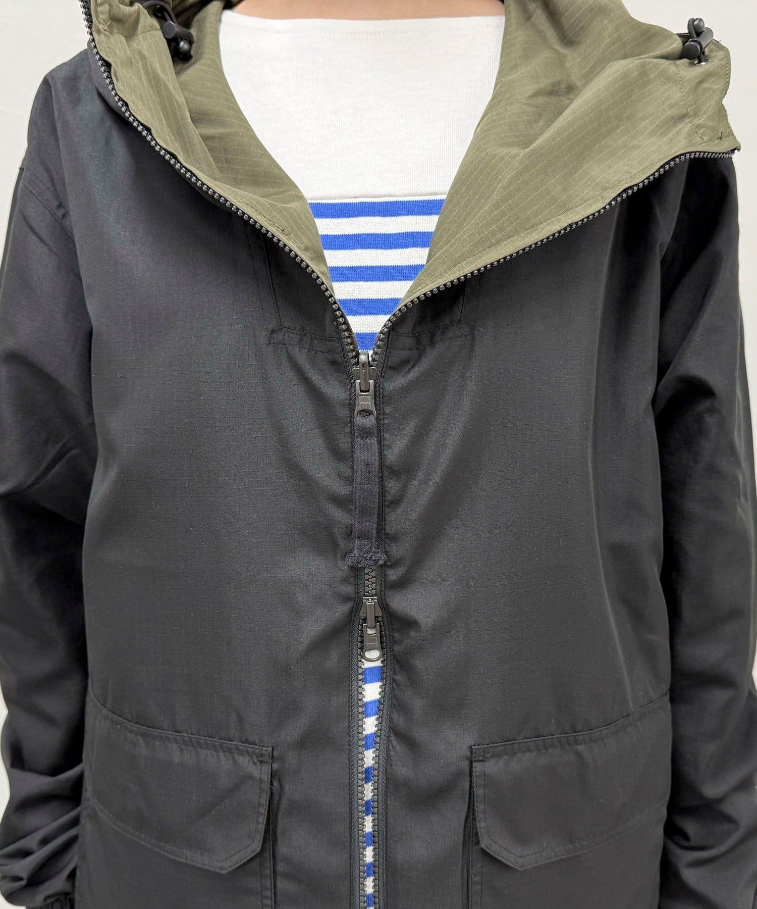 FREDY & GLOSTER(フレディ アンド グロスター) 【TAION/タイオン】MILITARY REVERSIBLE W-ZIP PK