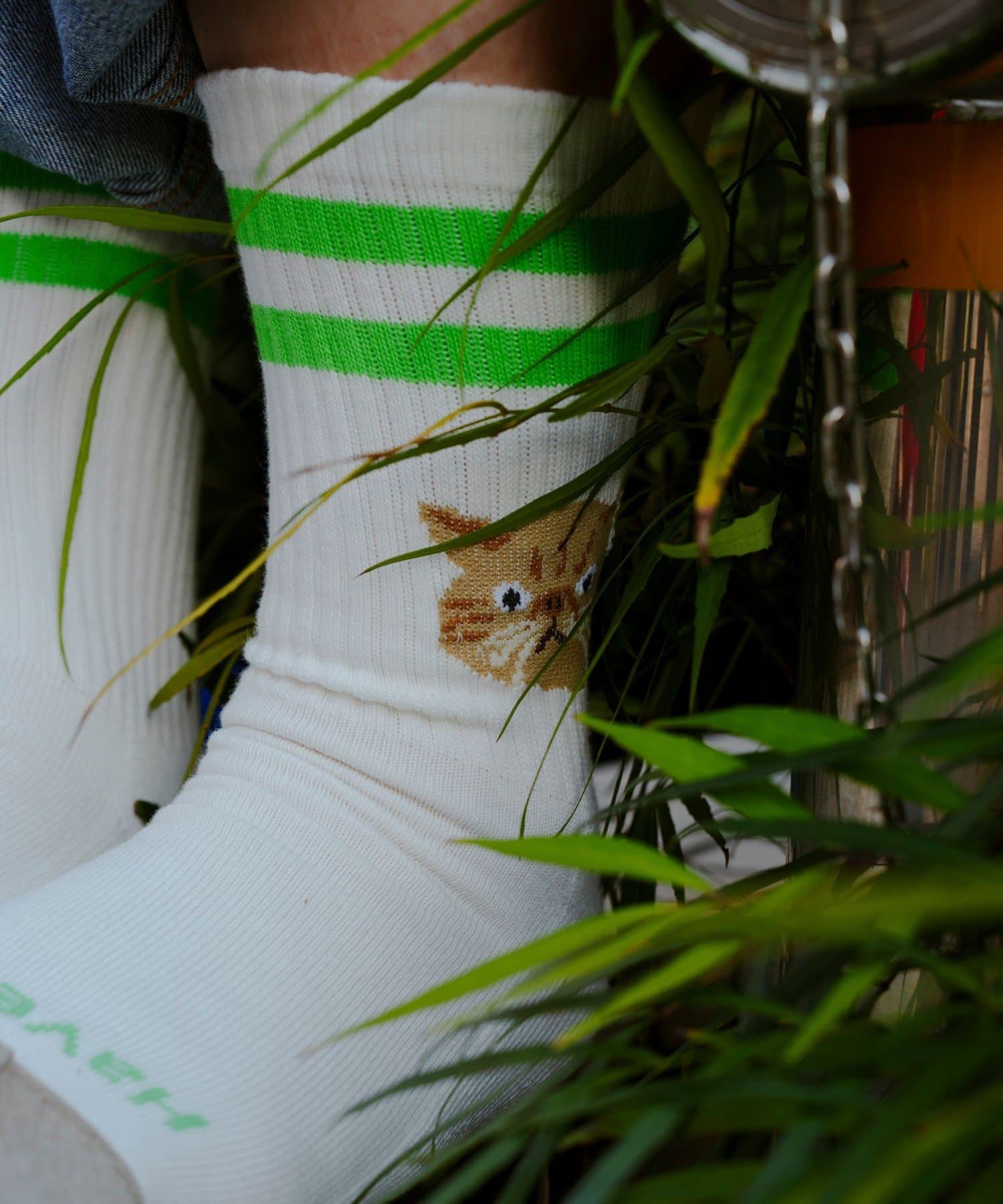 FREDY & GLOSTER(フレディ アンド グロスター) 【ROSTER SOX/ロスターソックス】CAT ラインソックス 靴下 日本製