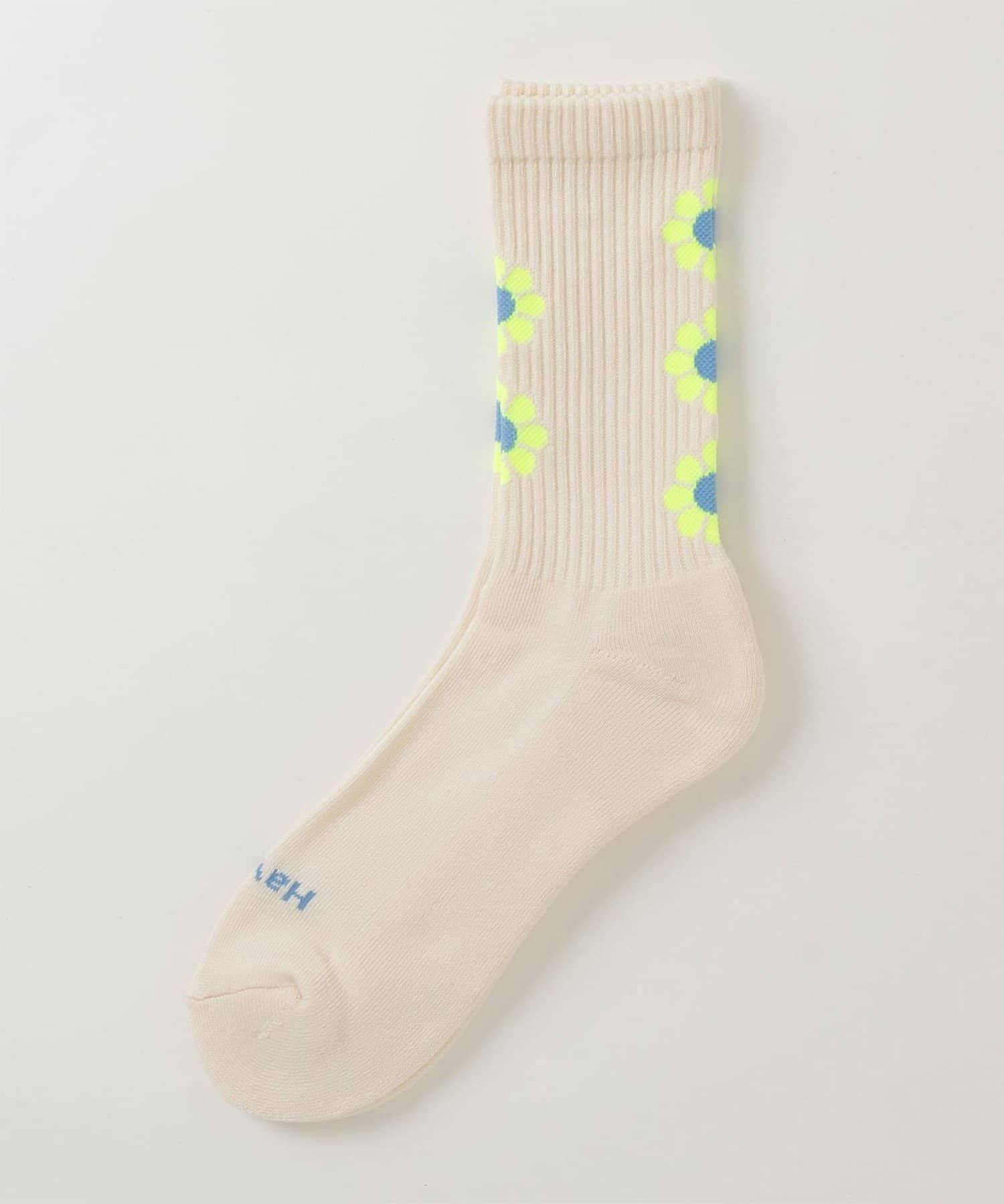 FREDY & GLOSTER(フレディ アンド グロスター) メンズ 【ROSTER SOX/ロスターソックス】PEACE 靴下 日本製 オフホワイト