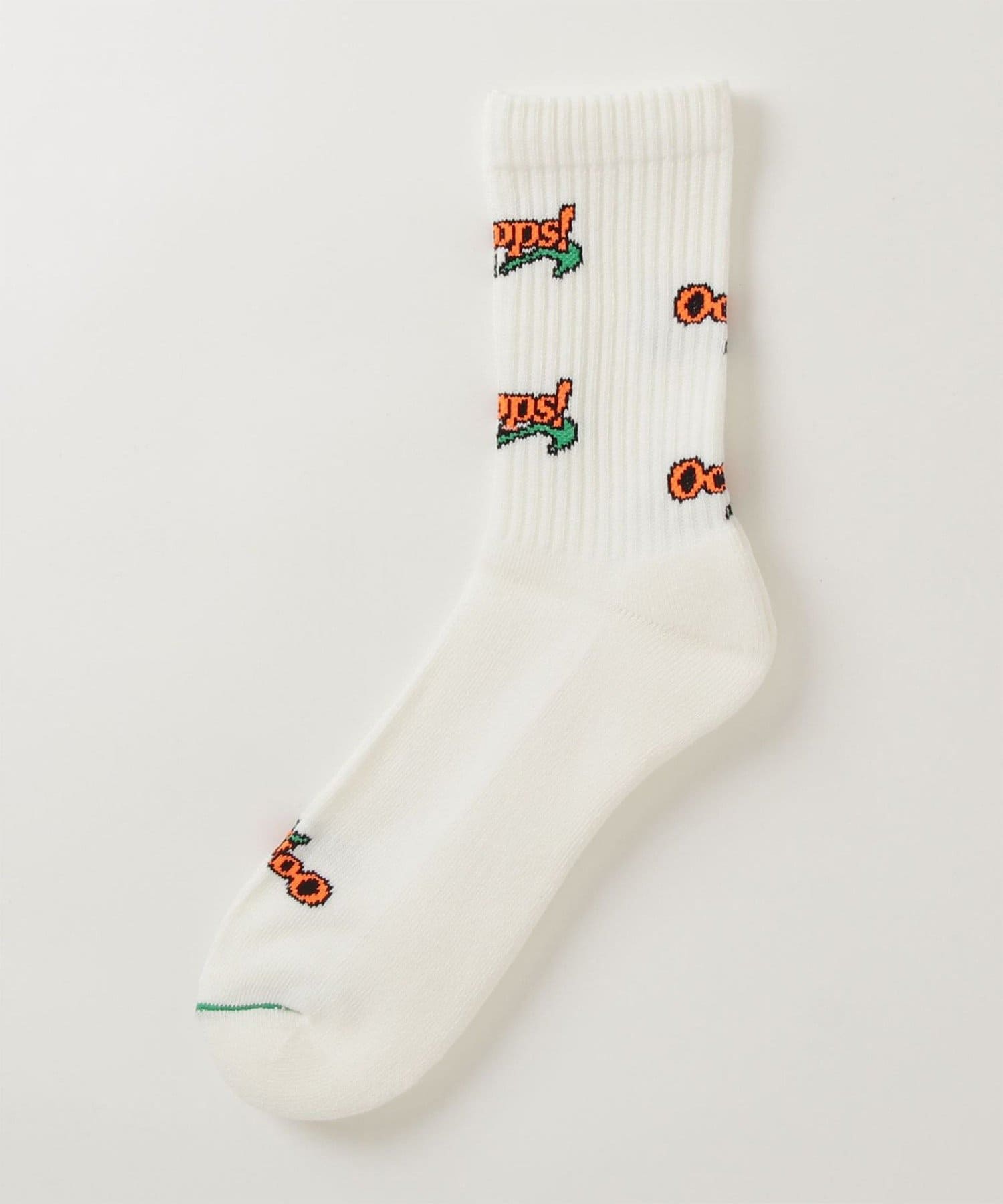FREDY & GLOSTER(フレディ アンド グロスター) メンズ 【ROSTER SOX/ロスターソックス】OOPS 靴下 日本製 ホワイト