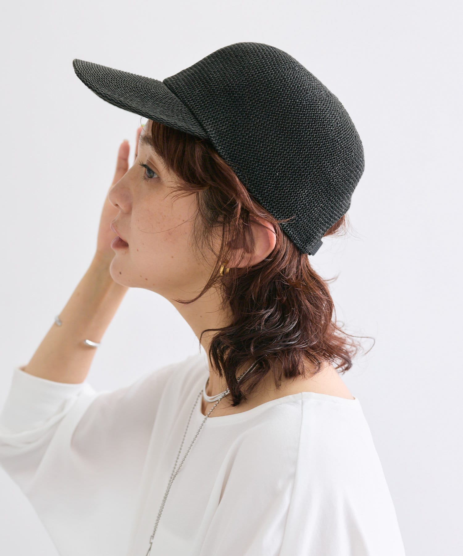 RIVE DROITE(リヴドロワ) 【コーデのポイントに】メッシュキャップ