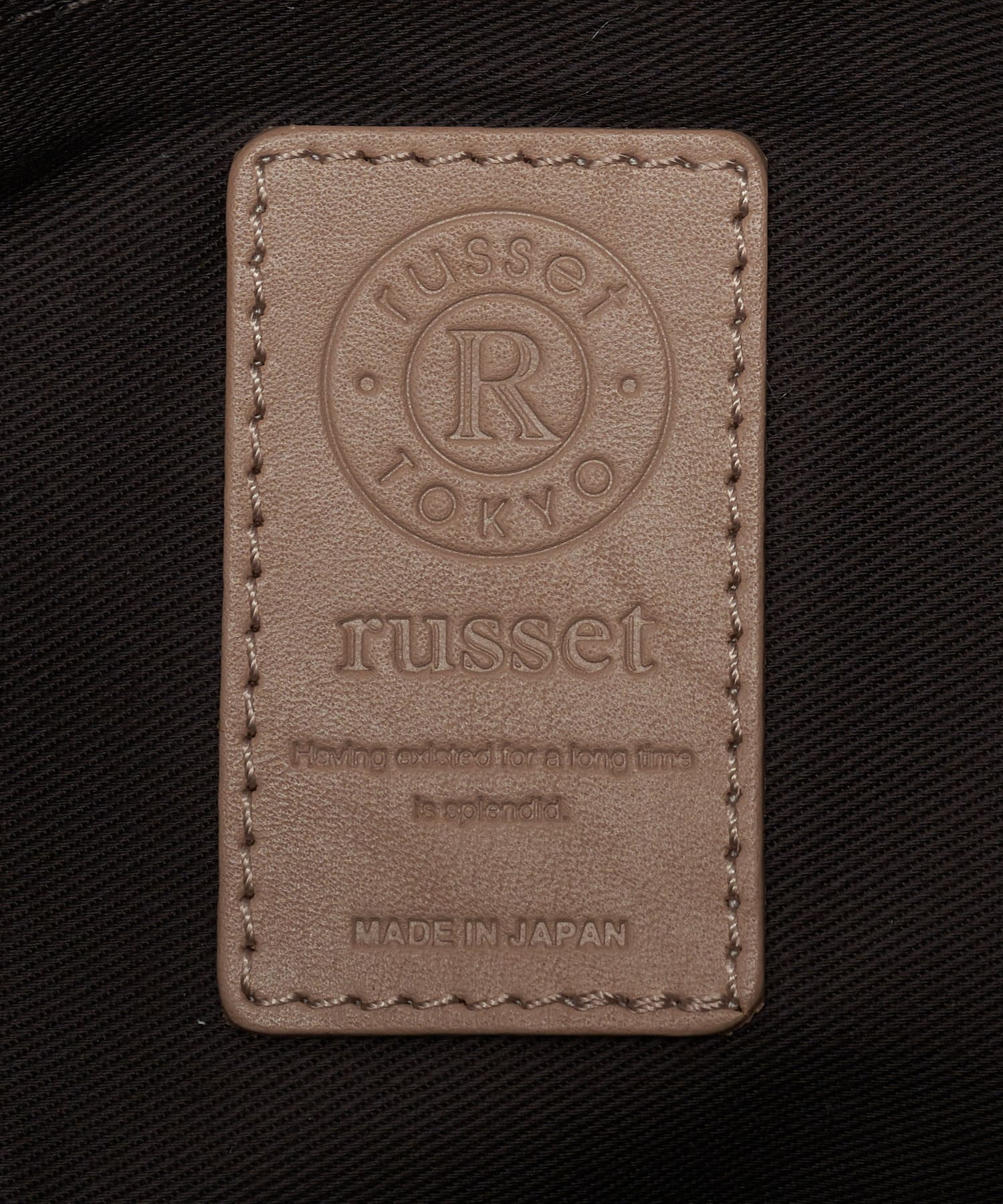 russet(ラシット) レザーパンチングワンショルダーバッグ