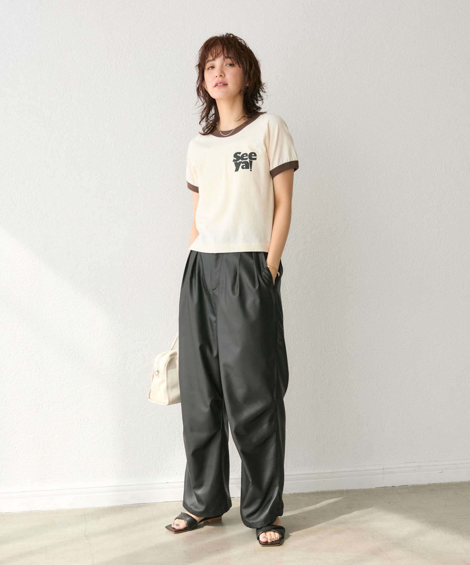 キャッチーなロゴが◎】リンガーロゴTee | RIVE DROITE