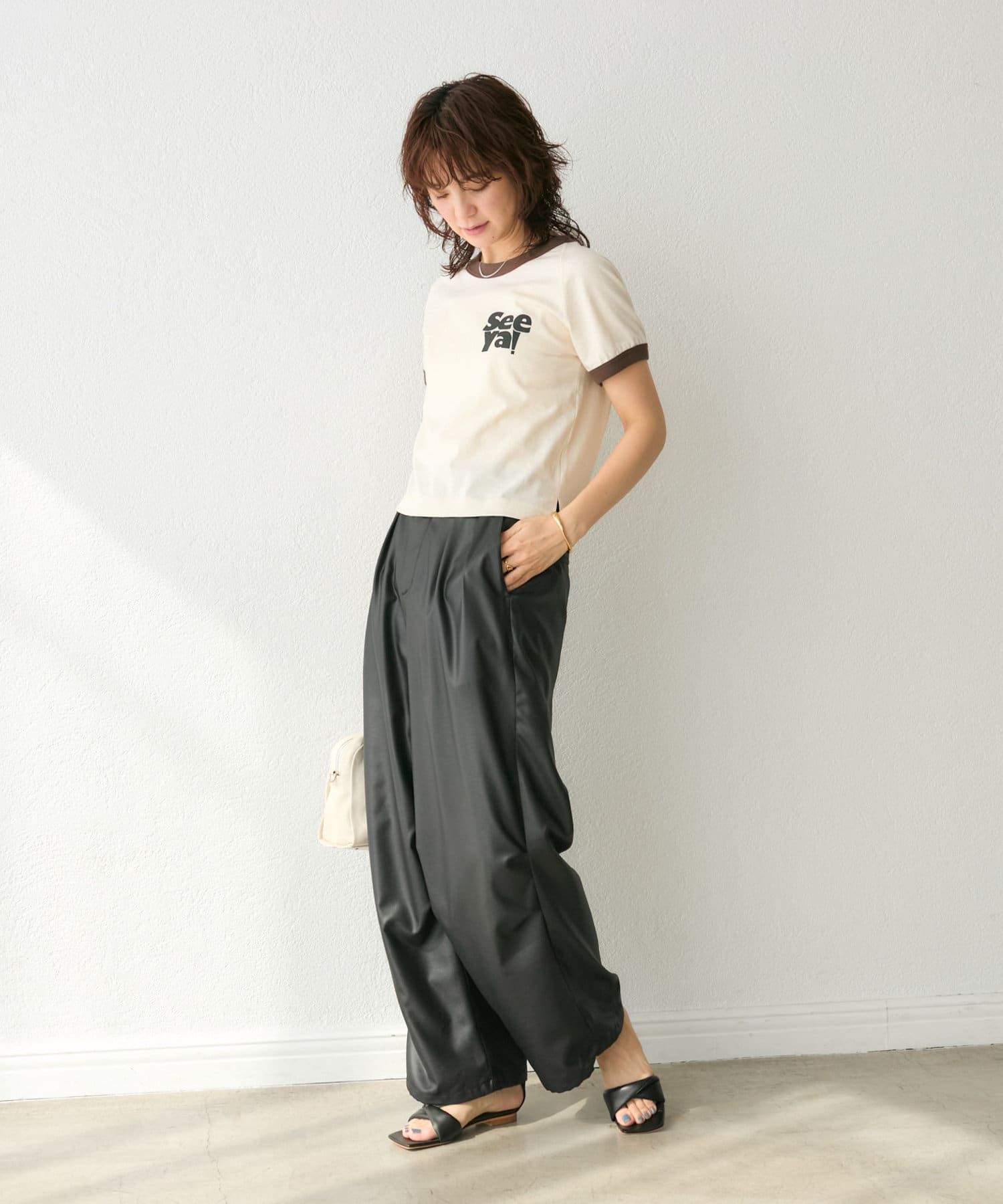キャッチーなロゴが◎】リンガーロゴTee | RIVE DROITE