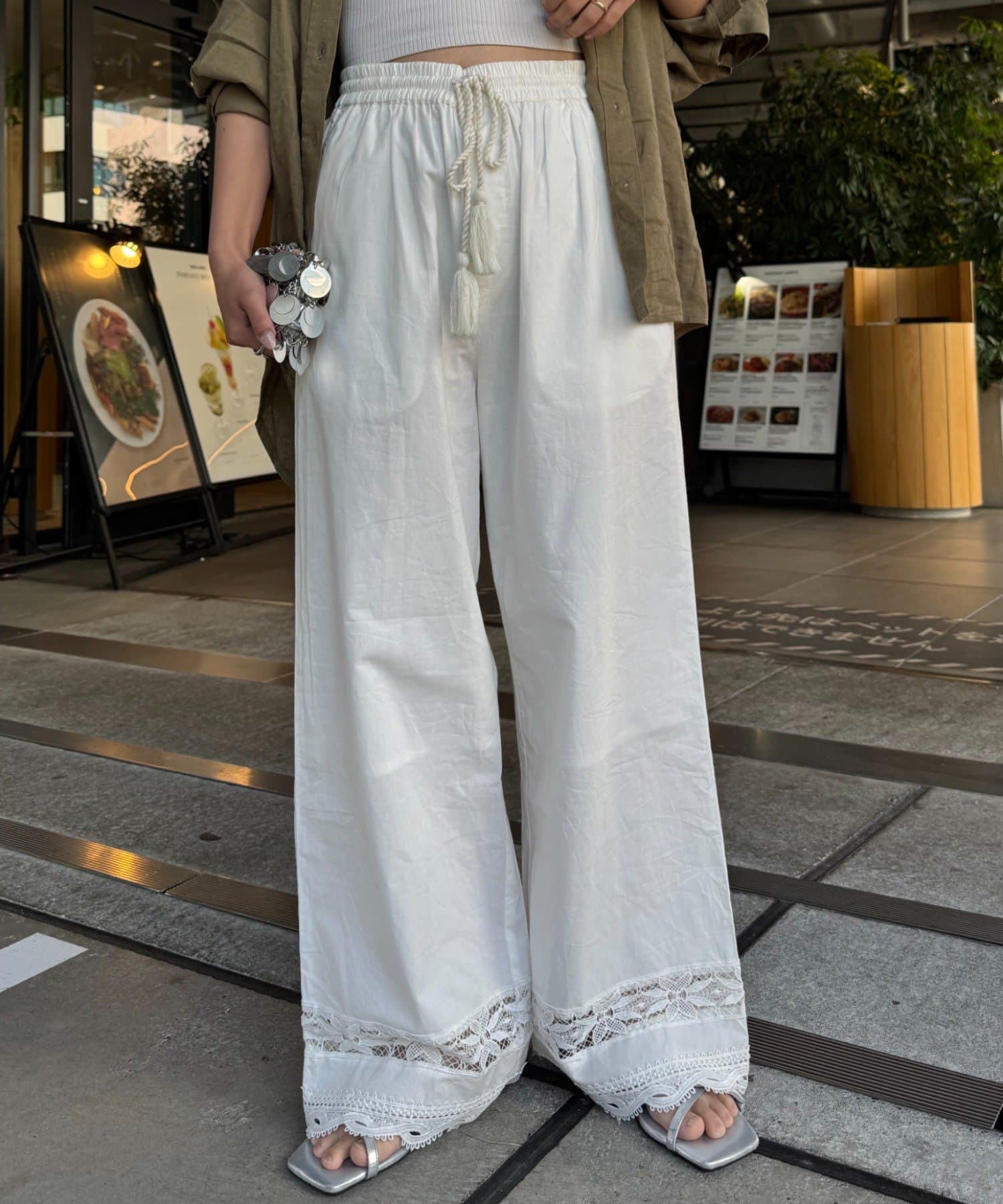 CIAOPANIC オーバーレースワイドパンツ ビスチェ セール】【HELLO.SANFRANCISCO/ハローサンフランシスコ