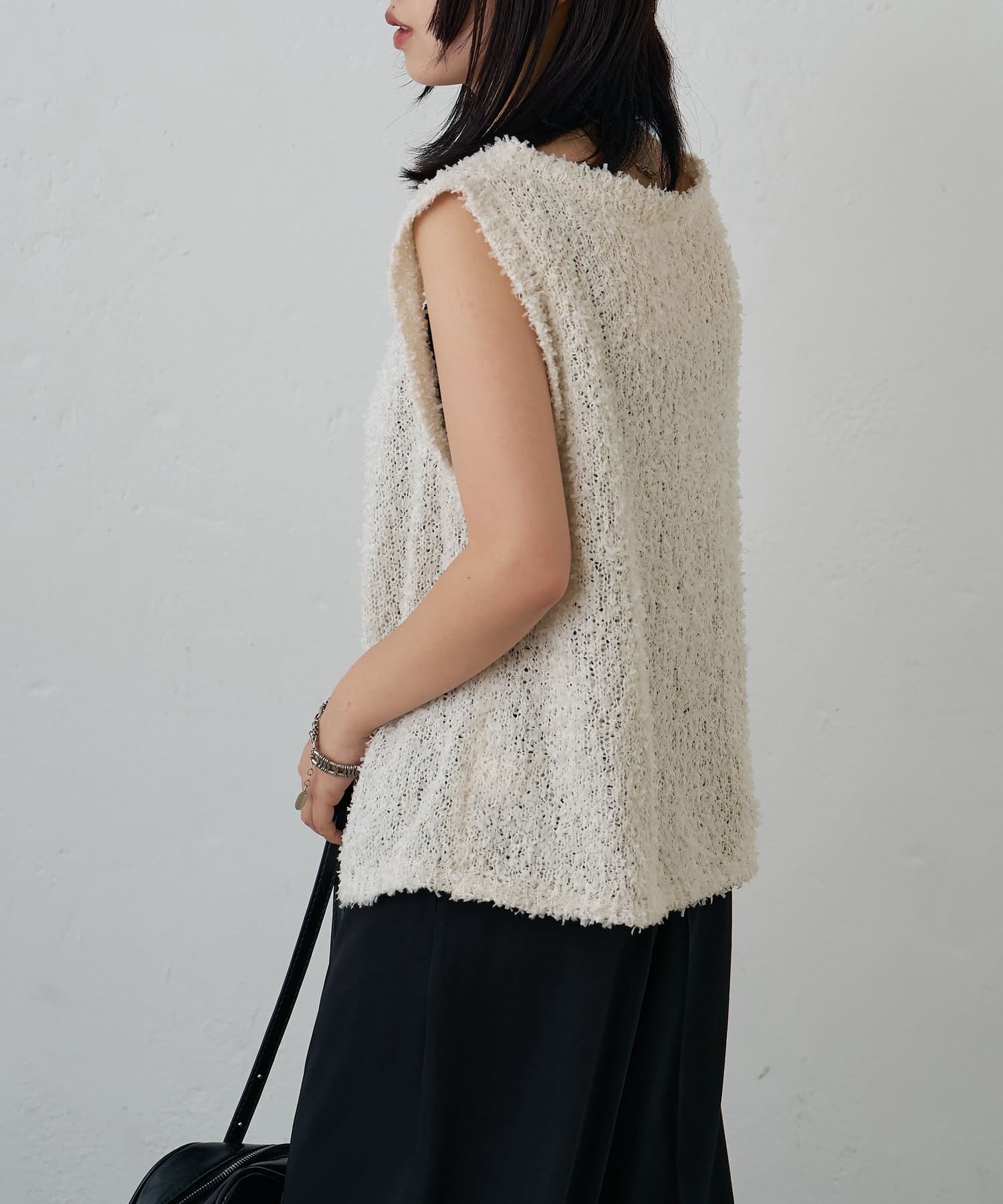 ペーパーヤーンニットベスト | -goocy-(グーシー)レディース | PAL